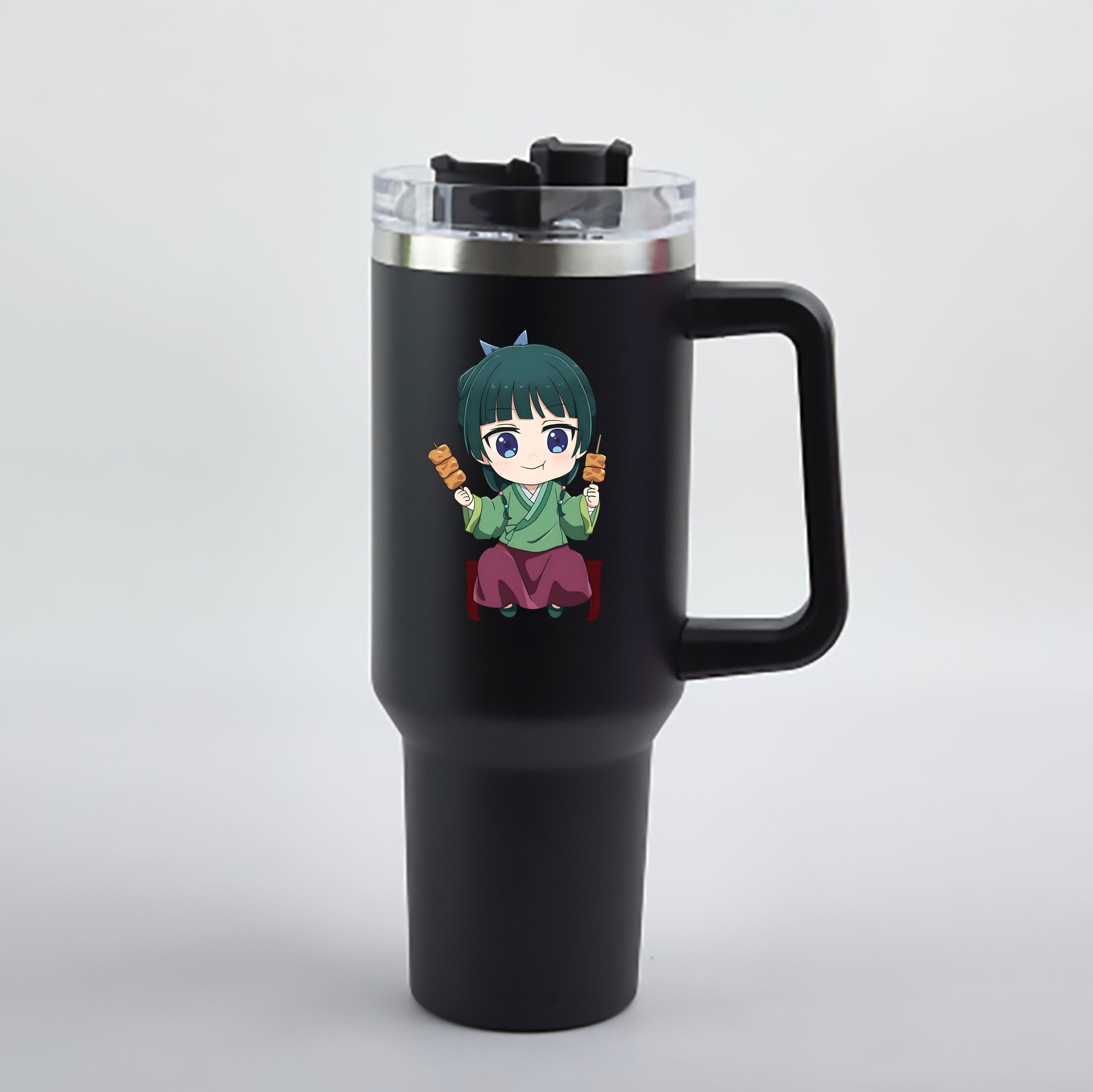 （画像用） 薬屋のひとりごと The Apothecary Diaries 1200mL車用タンブラー - クリスタルステッカー（プラスチックストロー付き）