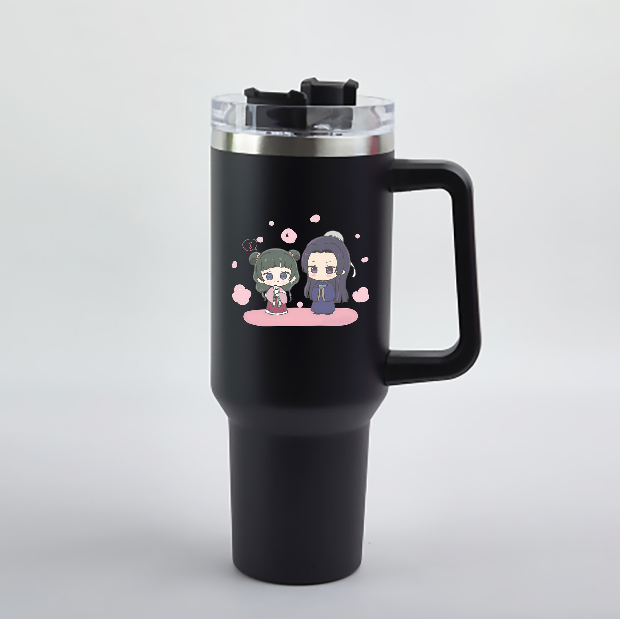 （画像用） 薬屋のひとりごと The Apothecary Diaries 1200mL車用タンブラー - クリスタルステッカー（プラスチックストロー付き）