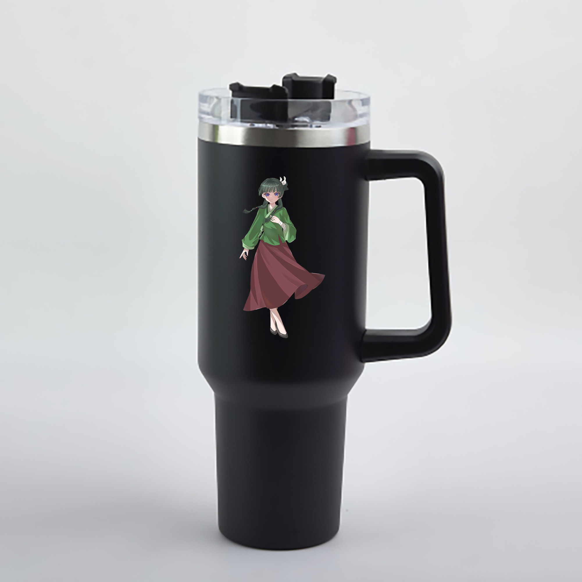（画像用） 薬屋のひとりごと The Apothecary Diaries 1200mL車用タンブラー - クリスタルステッカー（プラスチックストロー付き）