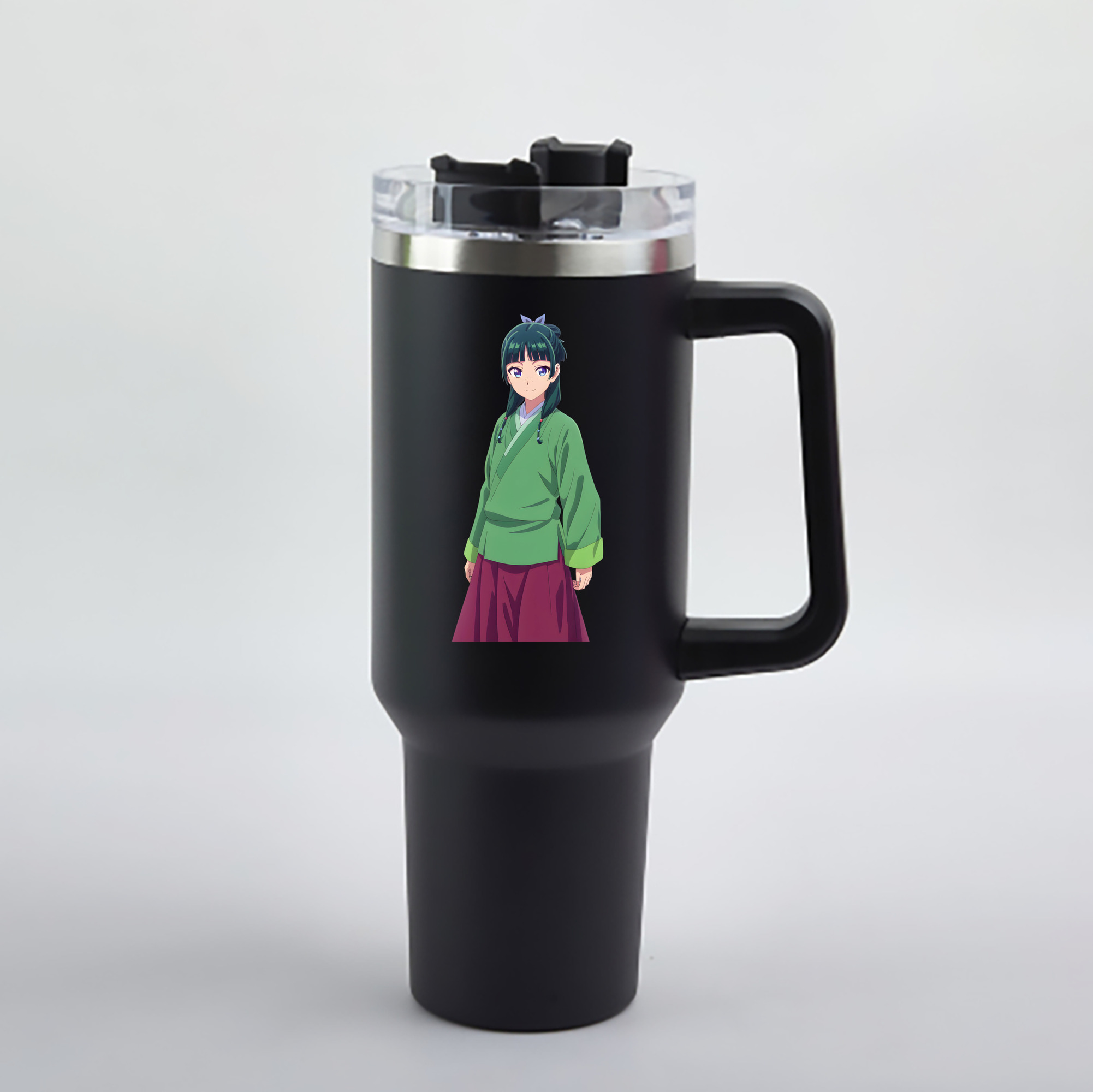 （画像用） 薬屋のひとりごと The Apothecary Diaries 1200mL車用タンブラー - クリスタルステッカー（プラスチックストロー付き）