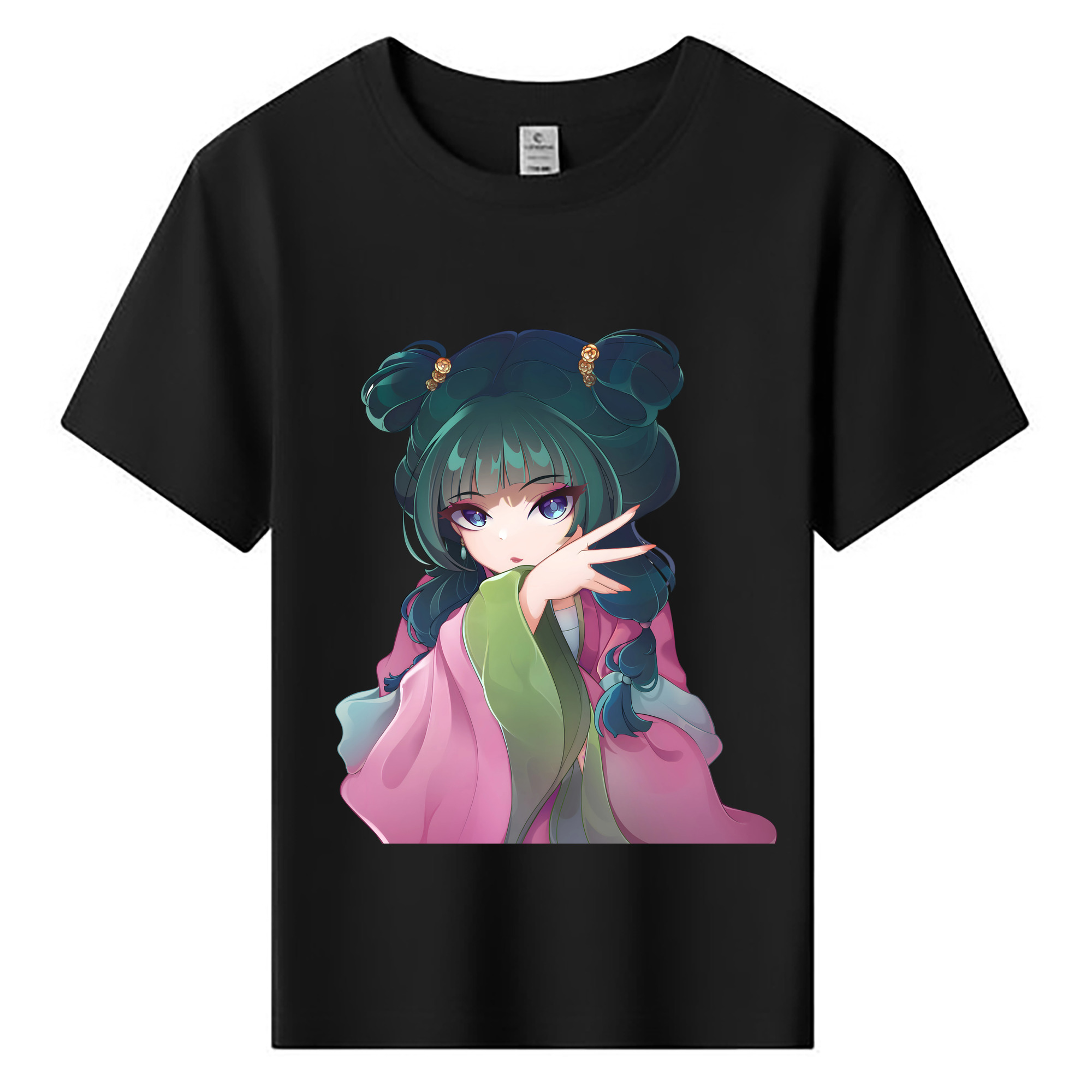 （画像用） 薬屋のひとりごと The Apothecary Diaries 綿100％キッズTシャツ（フロントプリント）