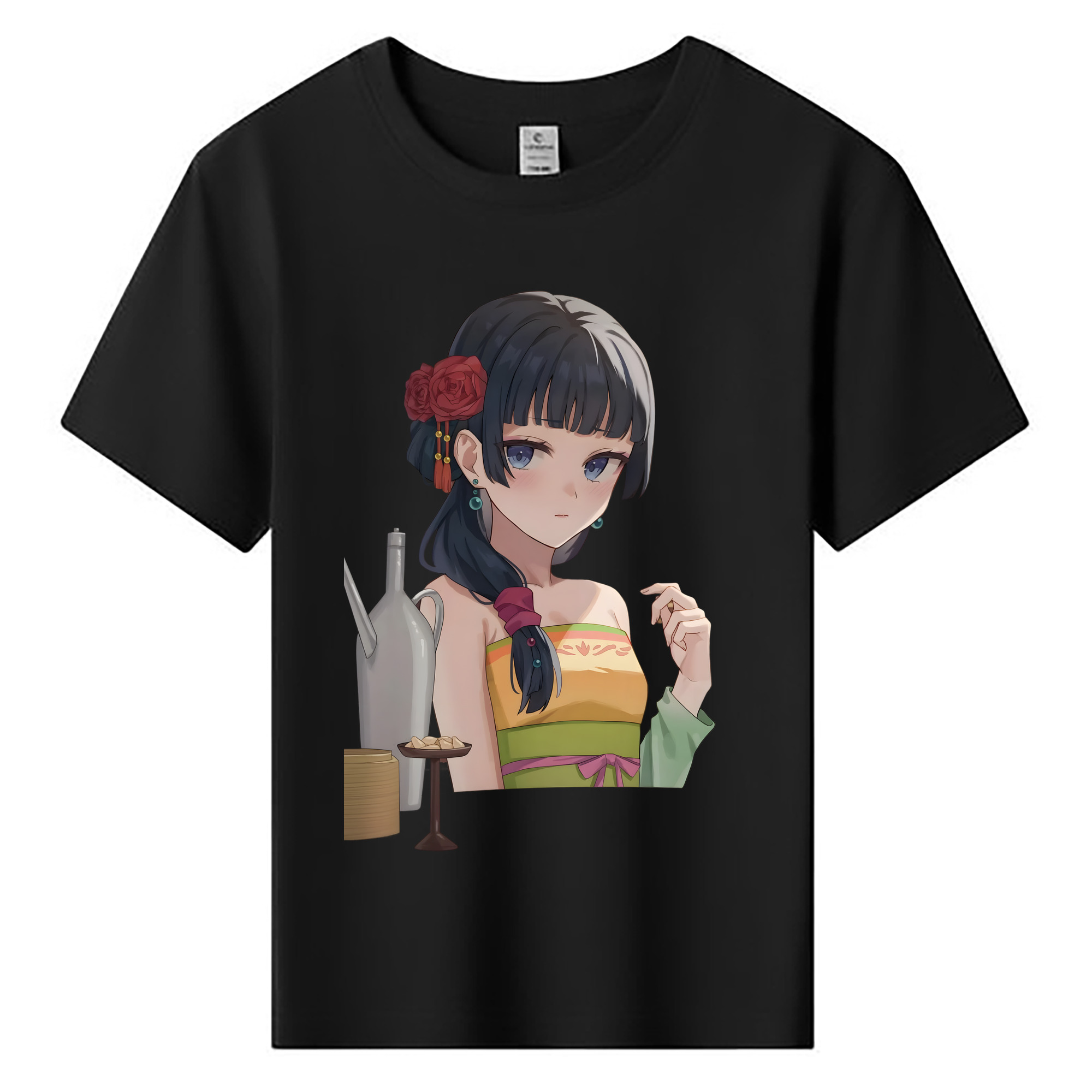 （画像用） 薬屋のひとりごと The Apothecary Diaries 綿100％キッズTシャツ（フロントプリント）