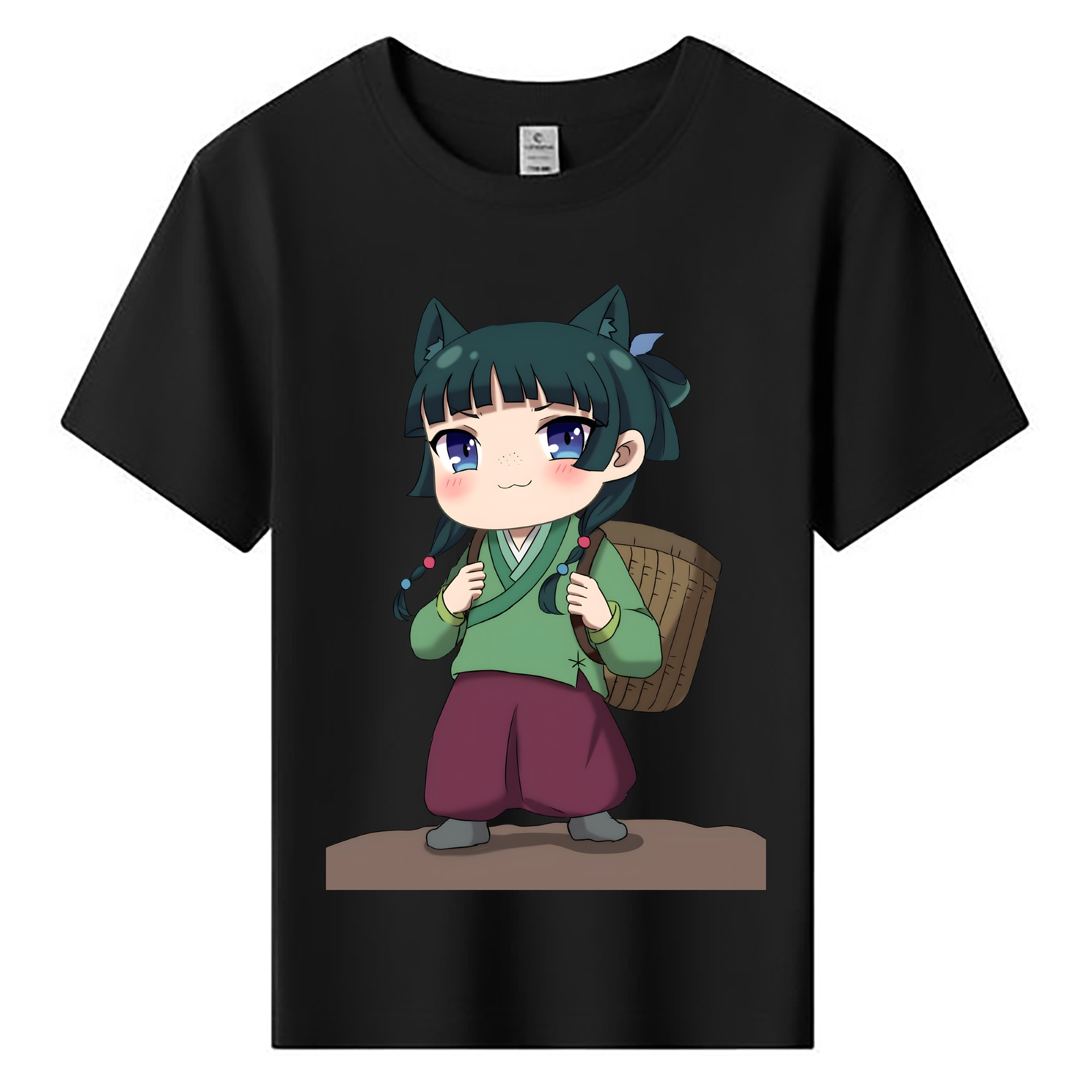 （画像用） 薬屋のひとりごと The Apothecary Diaries 綿100％キッズTシャツ（フロントプリント）