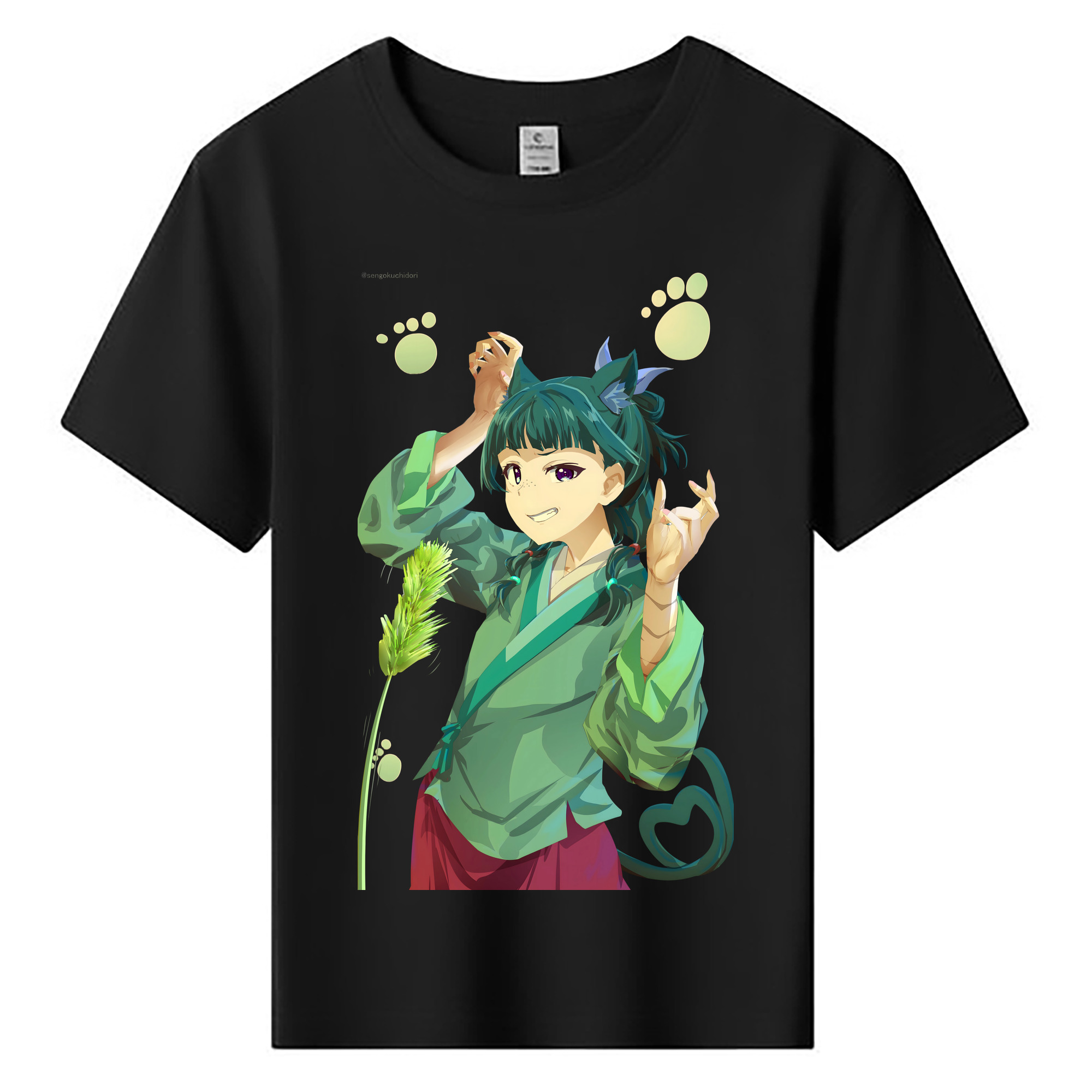 （画像用） 薬屋のひとりごと The Apothecary Diaries 綿100％キッズTシャツ（フロントプリント）