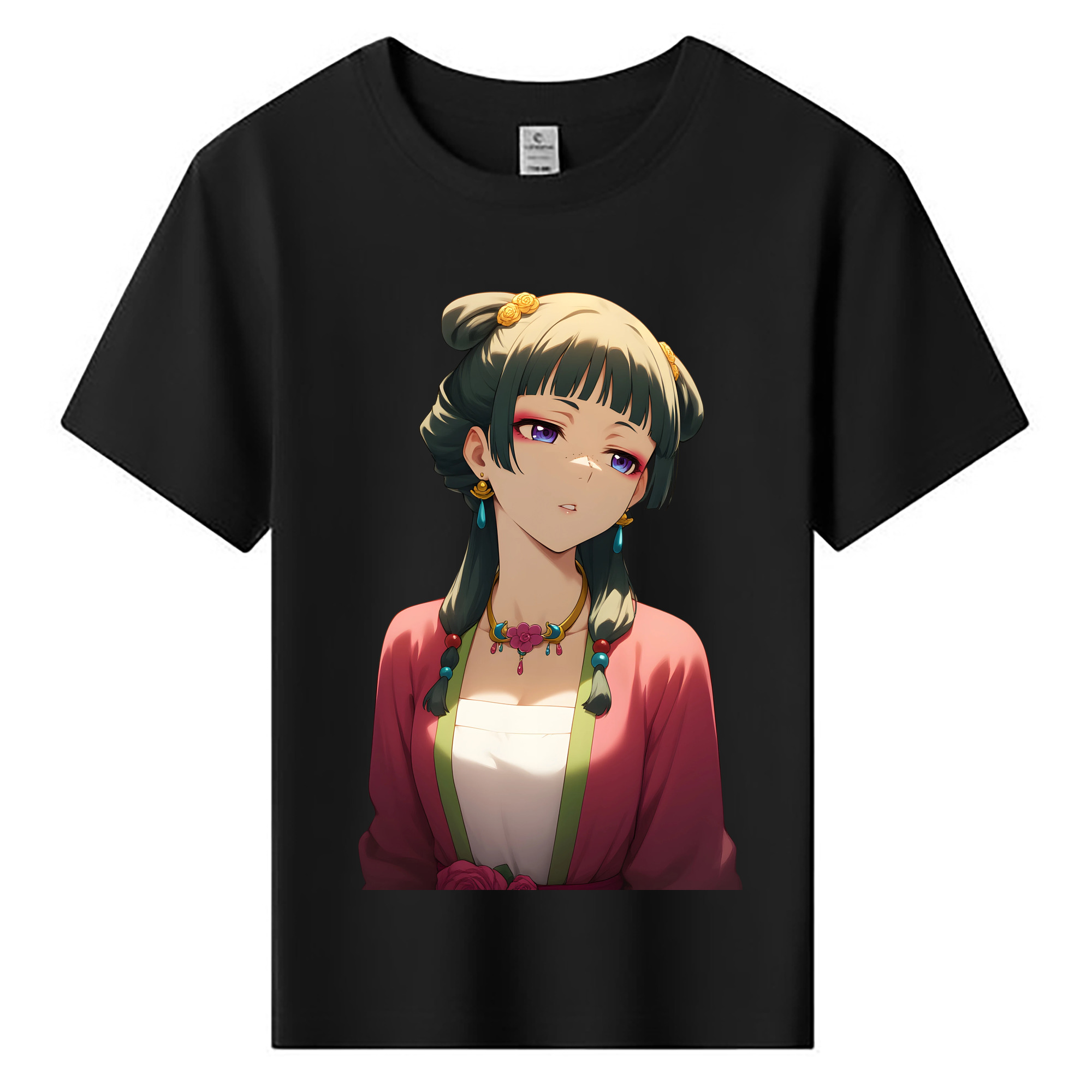 （画像用） 薬屋のひとりごと The Apothecary Diaries 綿100％キッズTシャツ（フロントプリント）