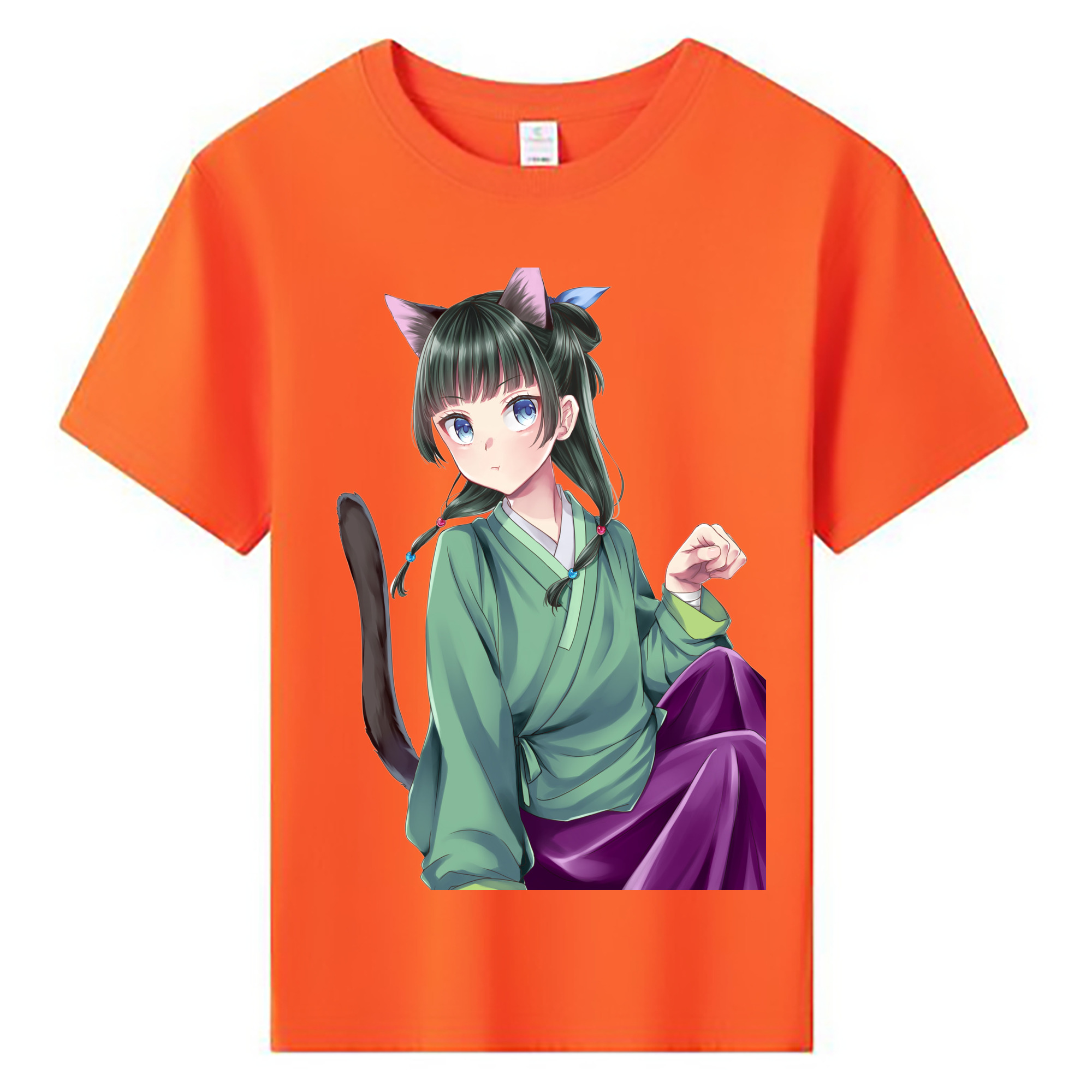 （画像用） 薬屋のひとりごと The Apothecary Diaries 綿100％キッズTシャツ（フロントプリント）