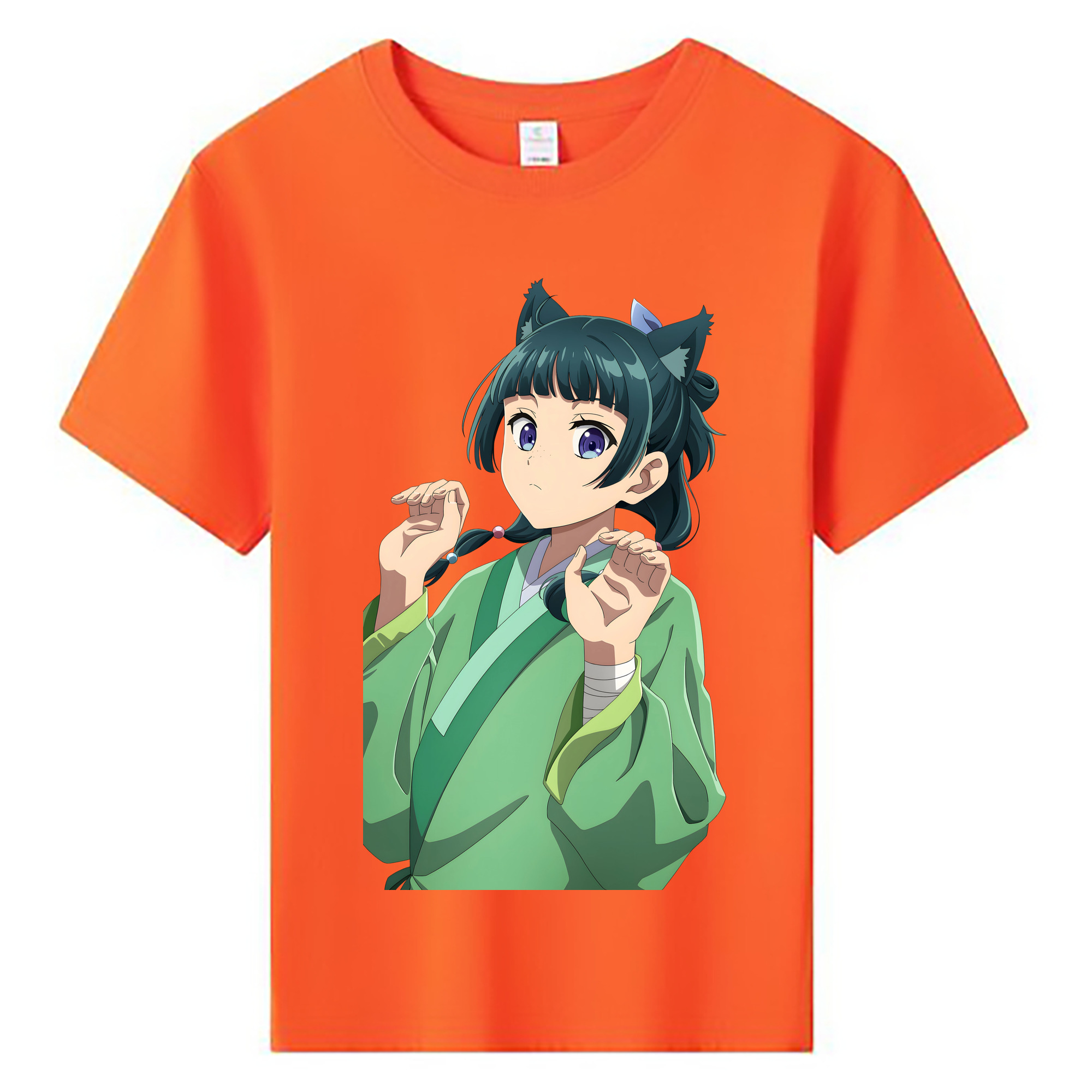 （画像用） 薬屋のひとりごと The Apothecary Diaries 綿100％キッズTシャツ（フロントプリント）