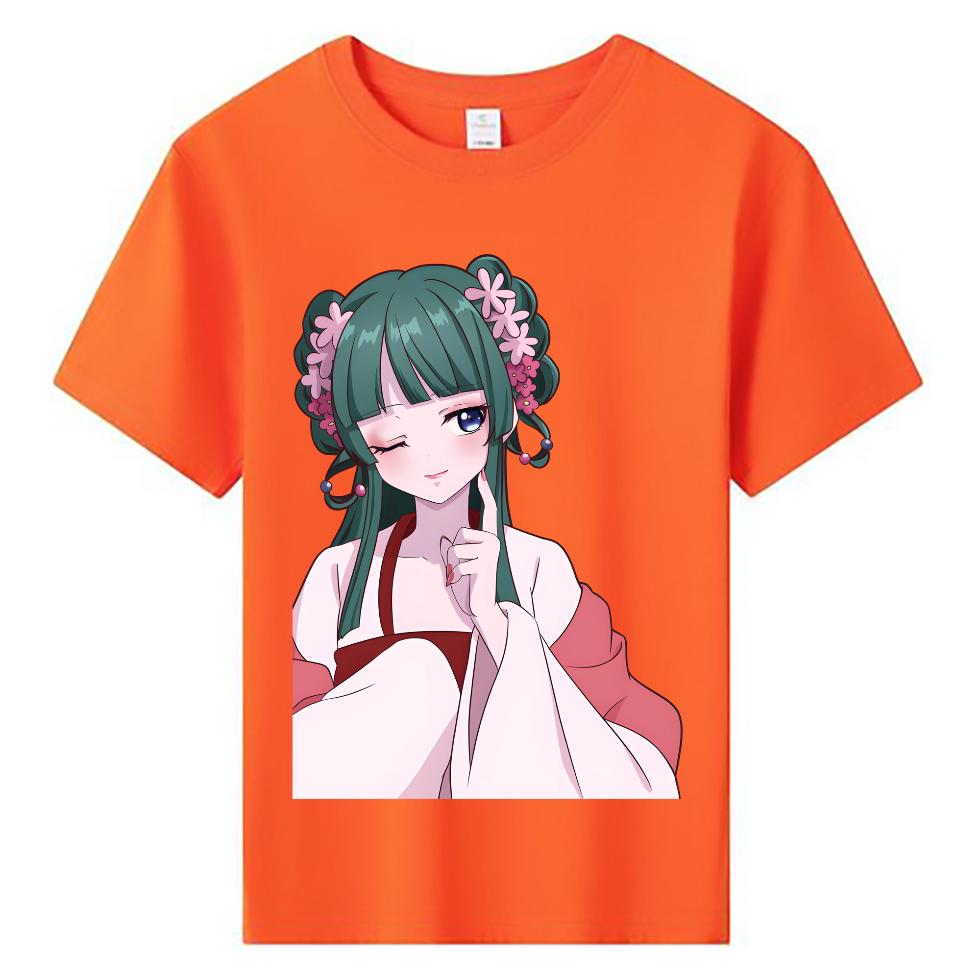 （画像用） 薬屋のひとりごと The Apothecary Diaries 綿100％キッズTシャツ（フロントプリント）