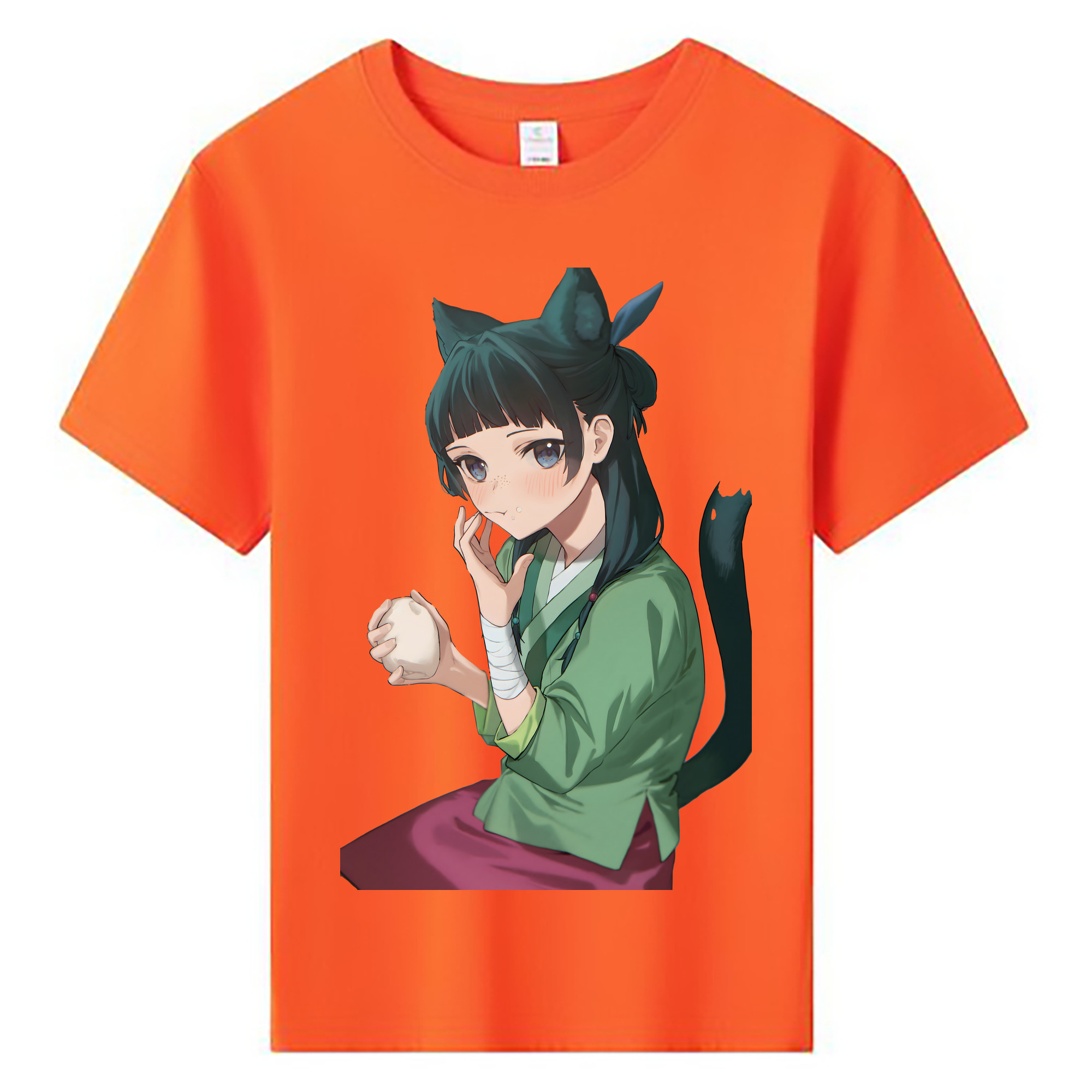 （画像用） 薬屋のひとりごと The Apothecary Diaries 綿100％キッズTシャツ（フロントプリント）
