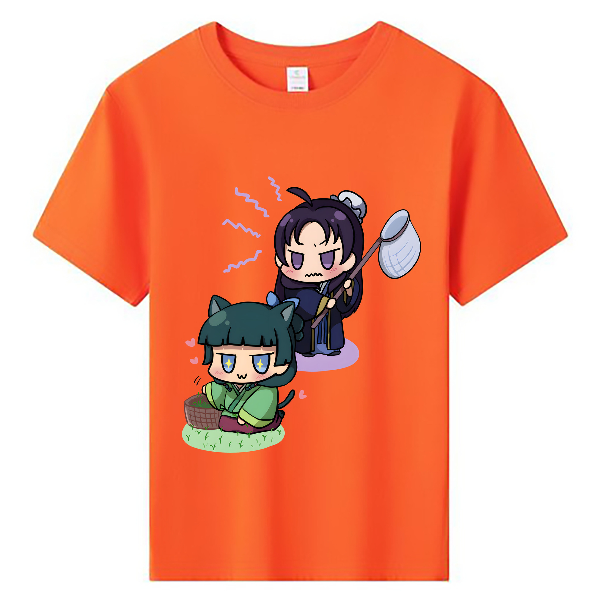 （画像用） 薬屋のひとりごと The Apothecary Diaries 綿100％キッズTシャツ（フロントプリント）