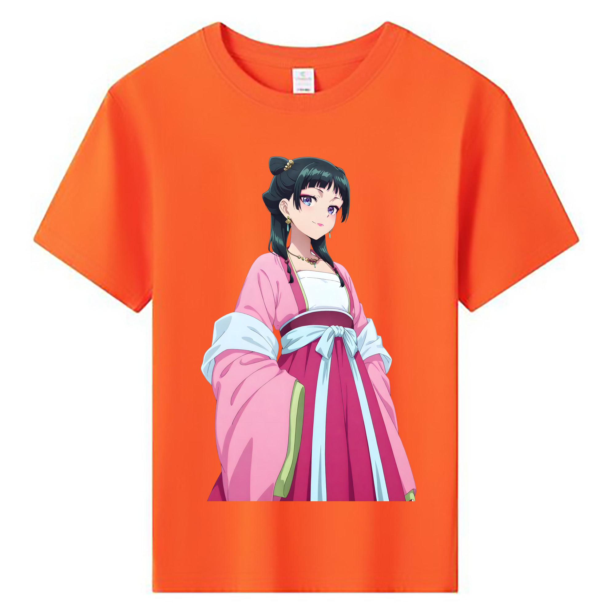 （画像用） 薬屋のひとりごと The Apothecary Diaries 綿100％キッズTシャツ（フロントプリント）