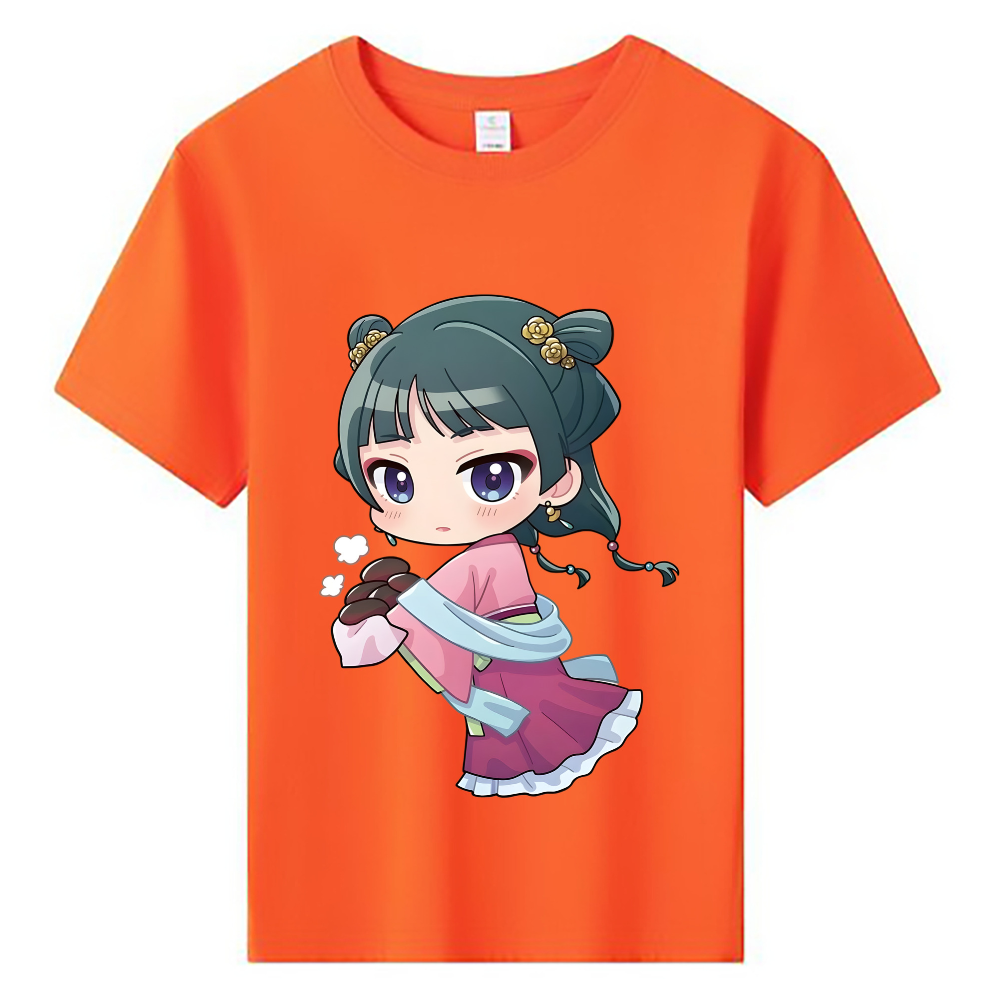 （画像用） 薬屋のひとりごと The Apothecary Diaries 綿100％キッズTシャツ（フロントプリント）