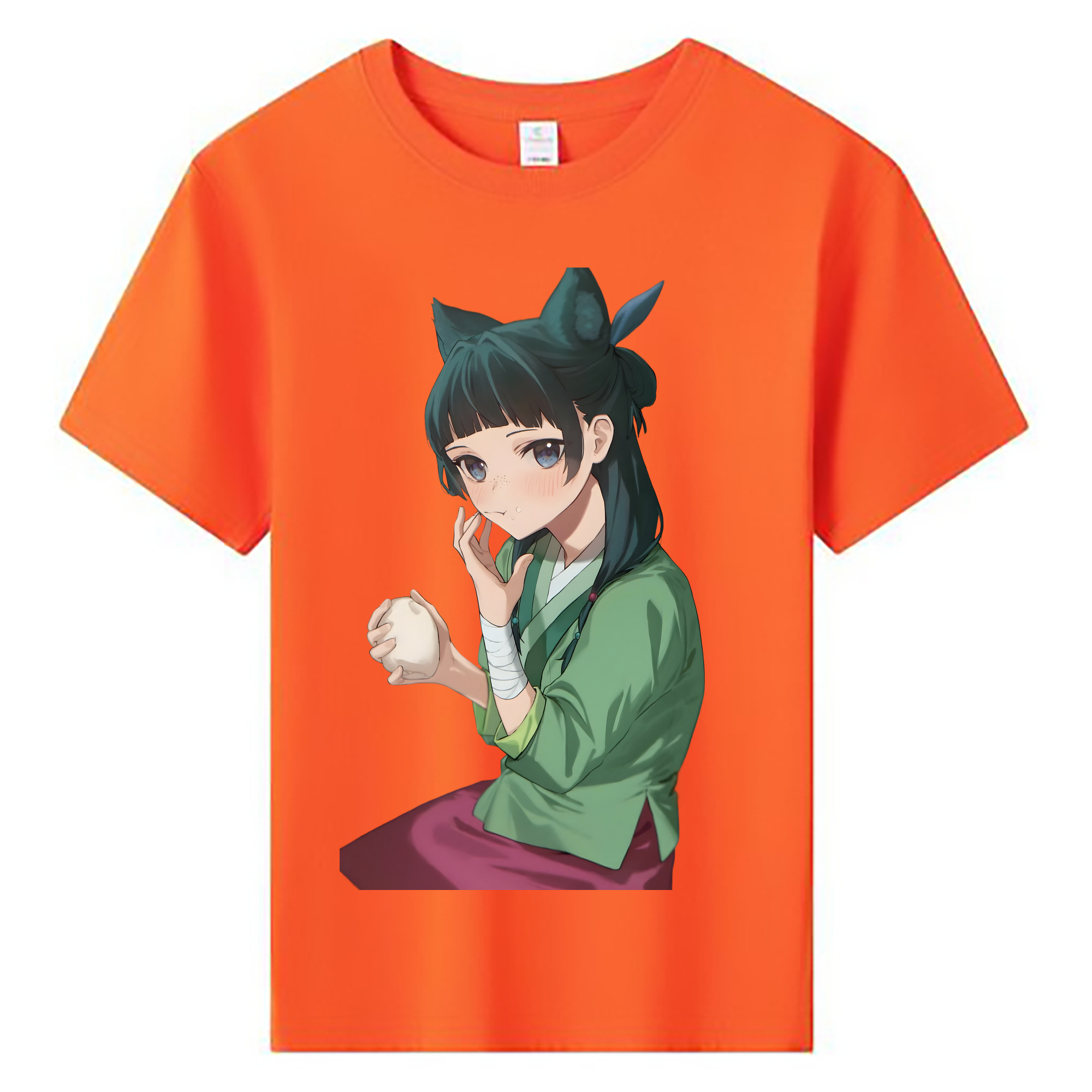 （画像用） 薬屋のひとりごと The Apothecary Diaries 綿100％キッズTシャツ（フロントプリント）