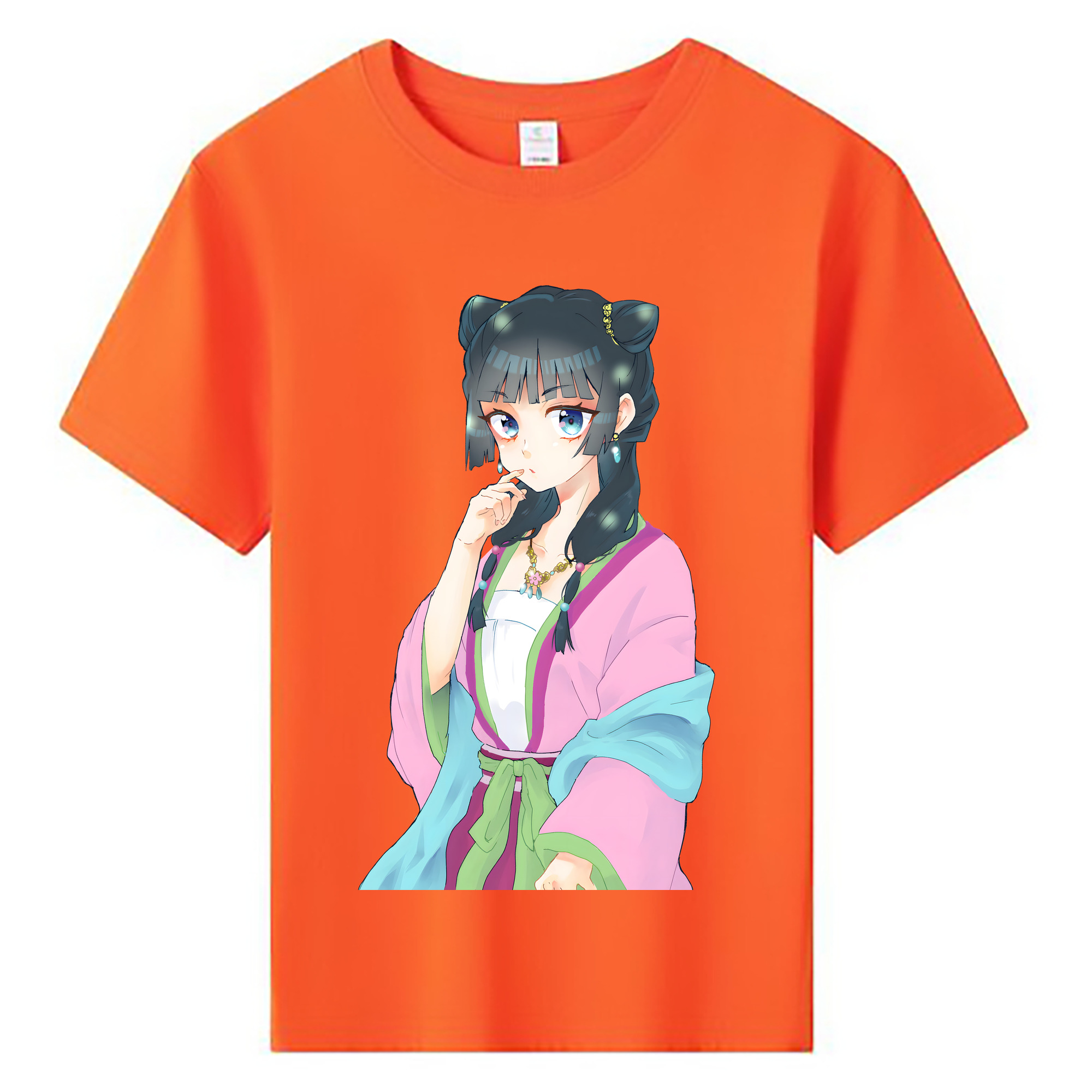 （画像用） 薬屋のひとりごと The Apothecary Diaries 綿100％キッズTシャツ（フロントプリント）