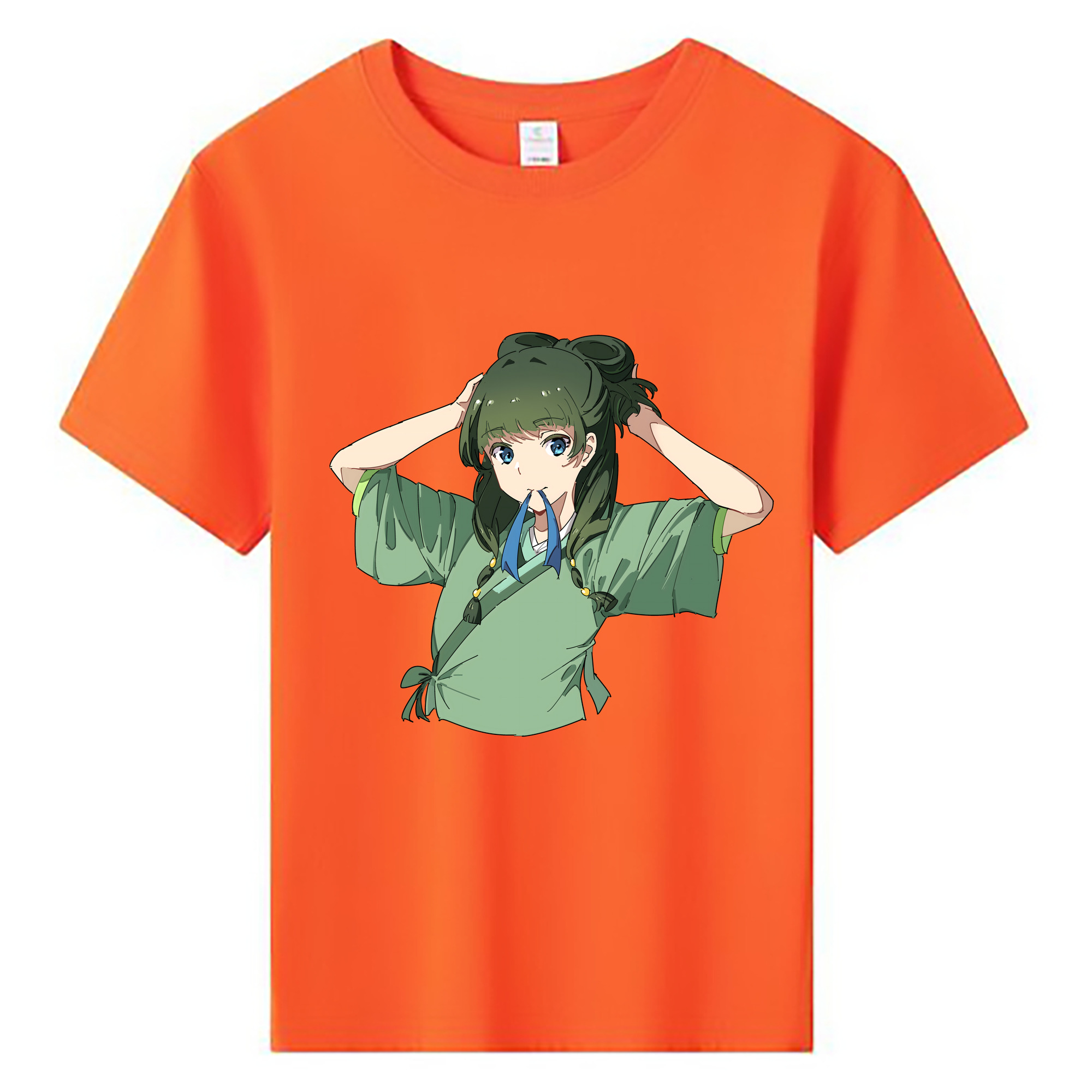 （画像用） 薬屋のひとりごと The Apothecary Diaries 綿100％キッズTシャツ（フロントプリント）