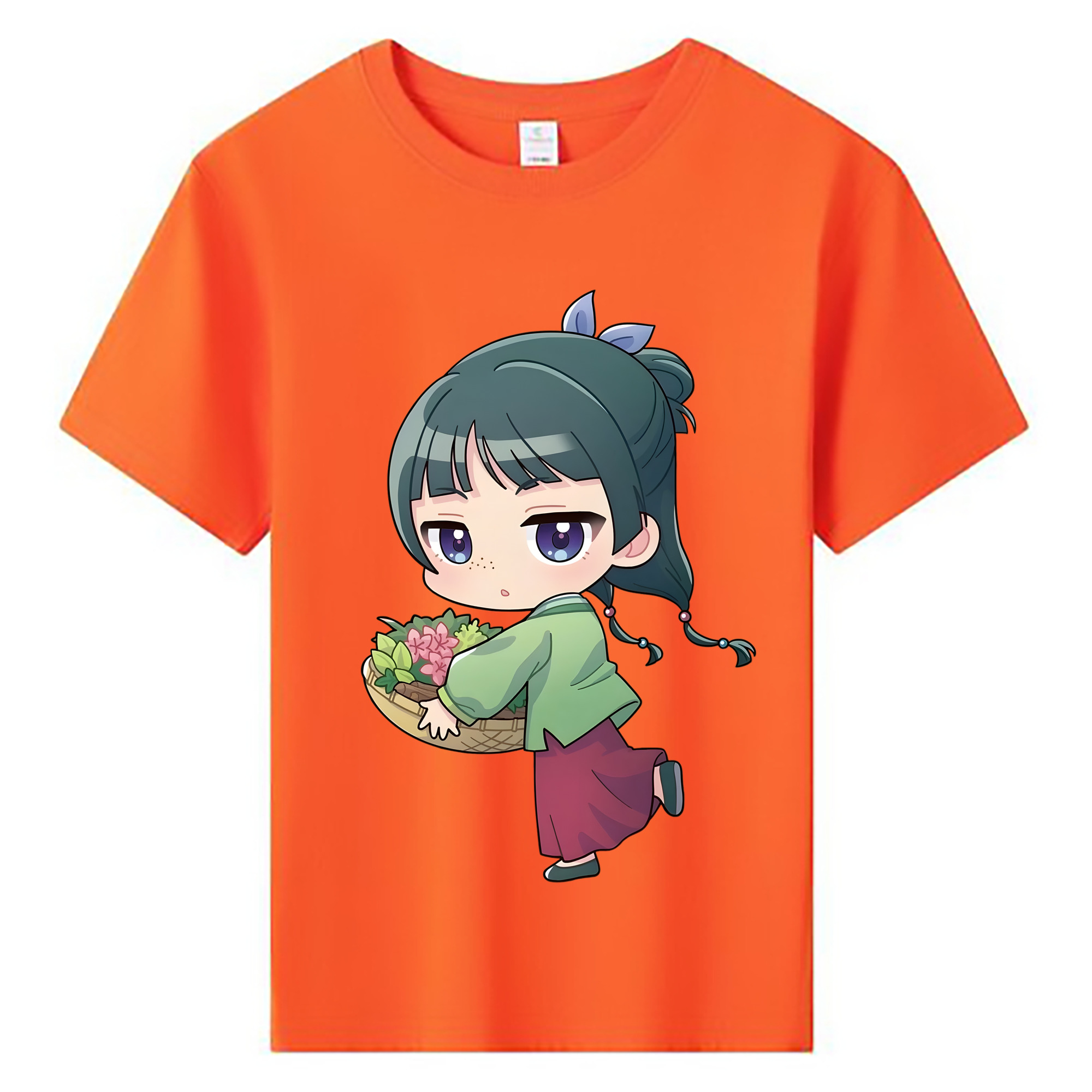 （画像用） 薬屋のひとりごと The Apothecary Diaries 綿100％キッズTシャツ（フロントプリント）
