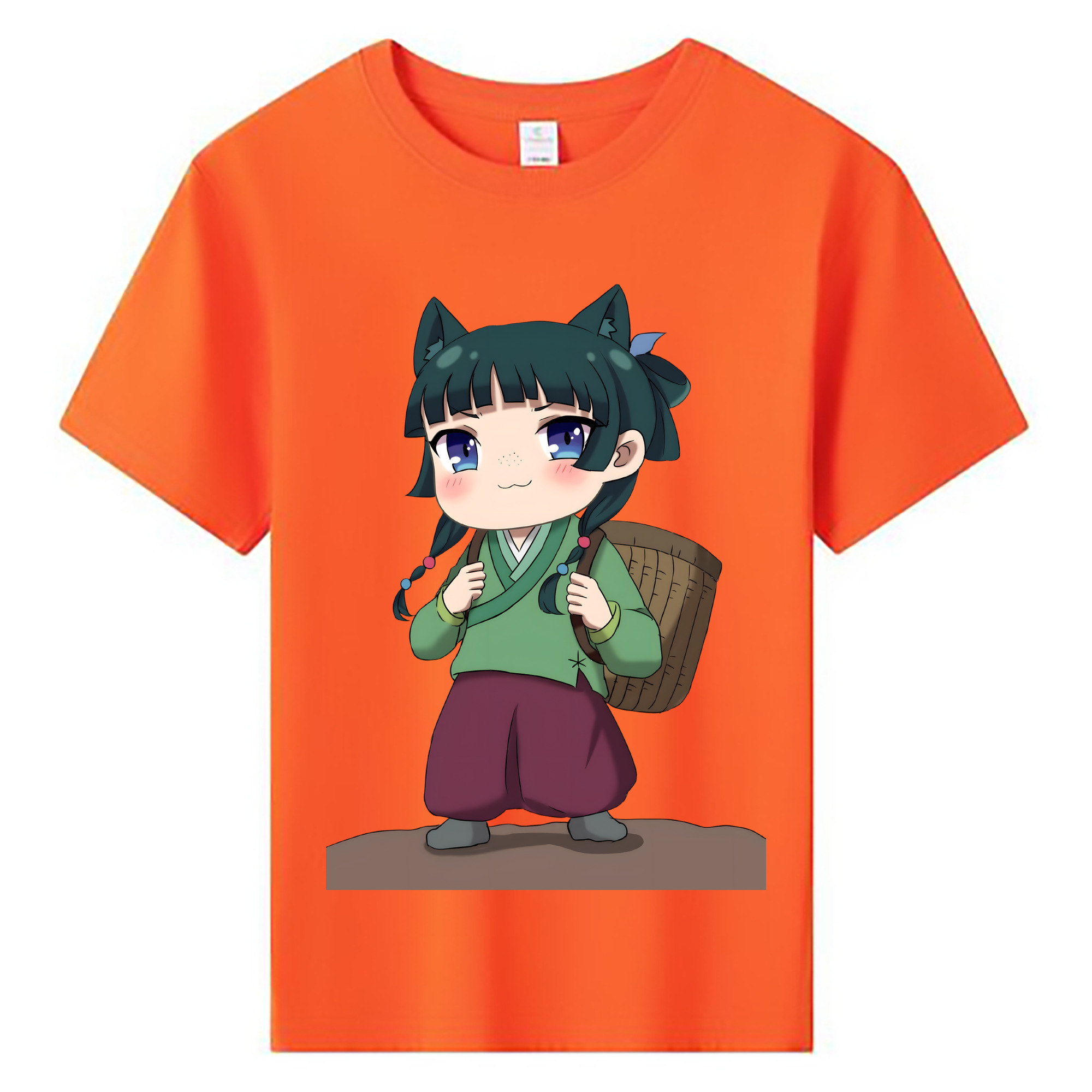 （画像用） 薬屋のひとりごと The Apothecary Diaries 綿100％キッズTシャツ（フロントプリント）