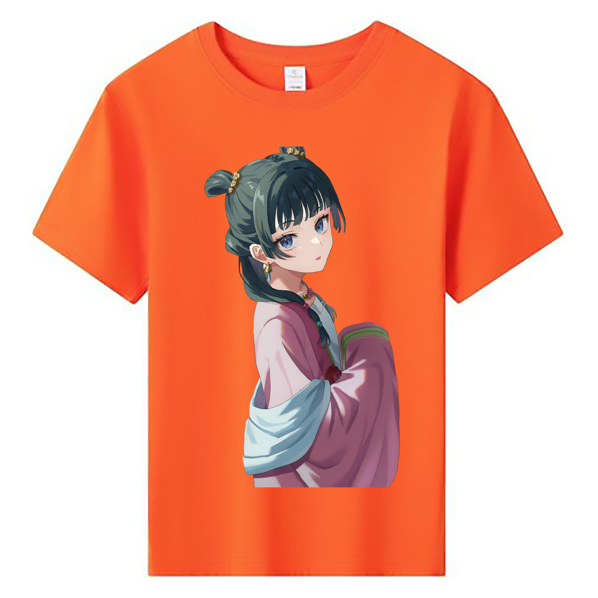 （画像用） 薬屋のひとりごと The Apothecary Diaries 綿100％キッズTシャツ（フロントプリント）