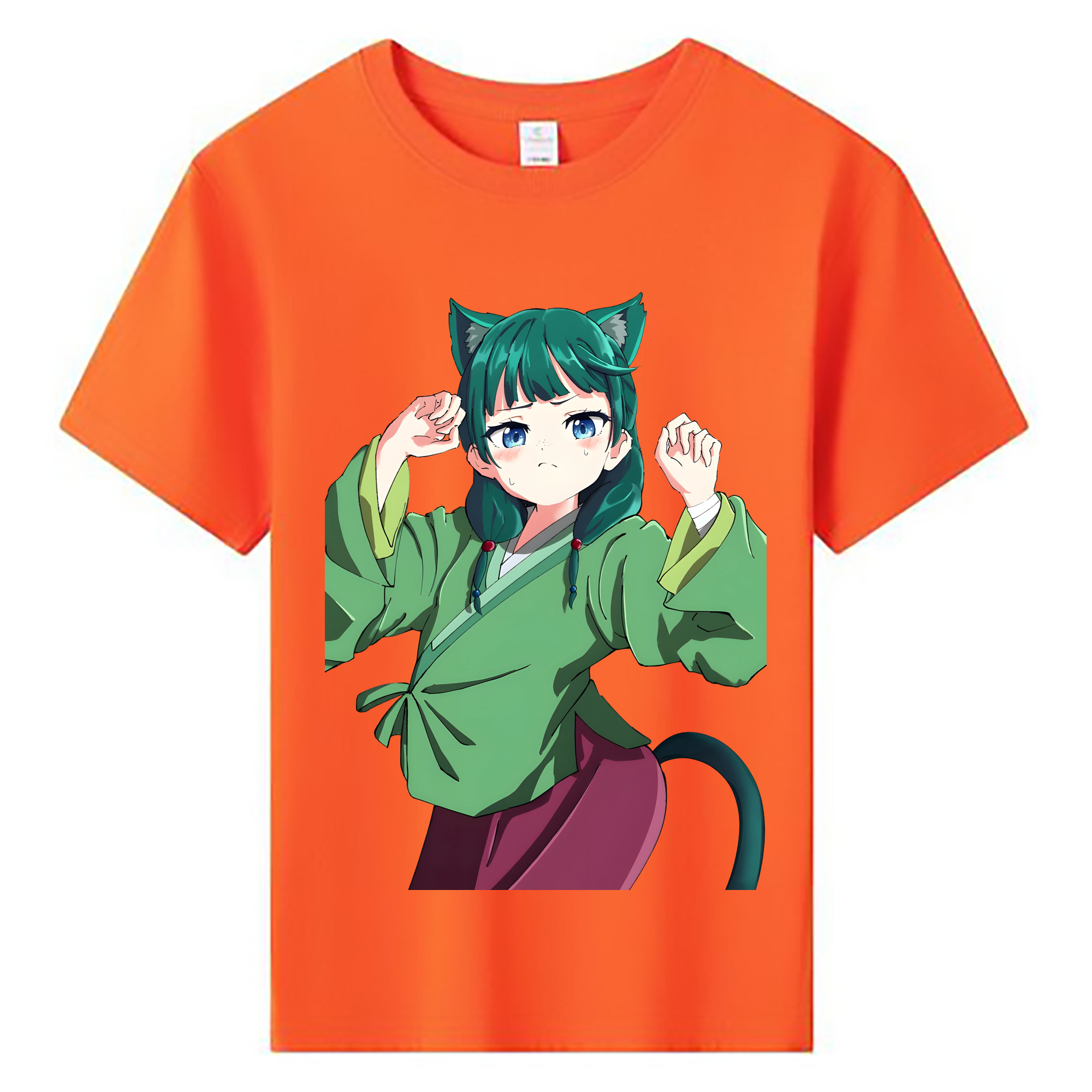 （画像用） 薬屋のひとりごと The Apothecary Diaries 綿100％キッズTシャツ（フロントプリント）