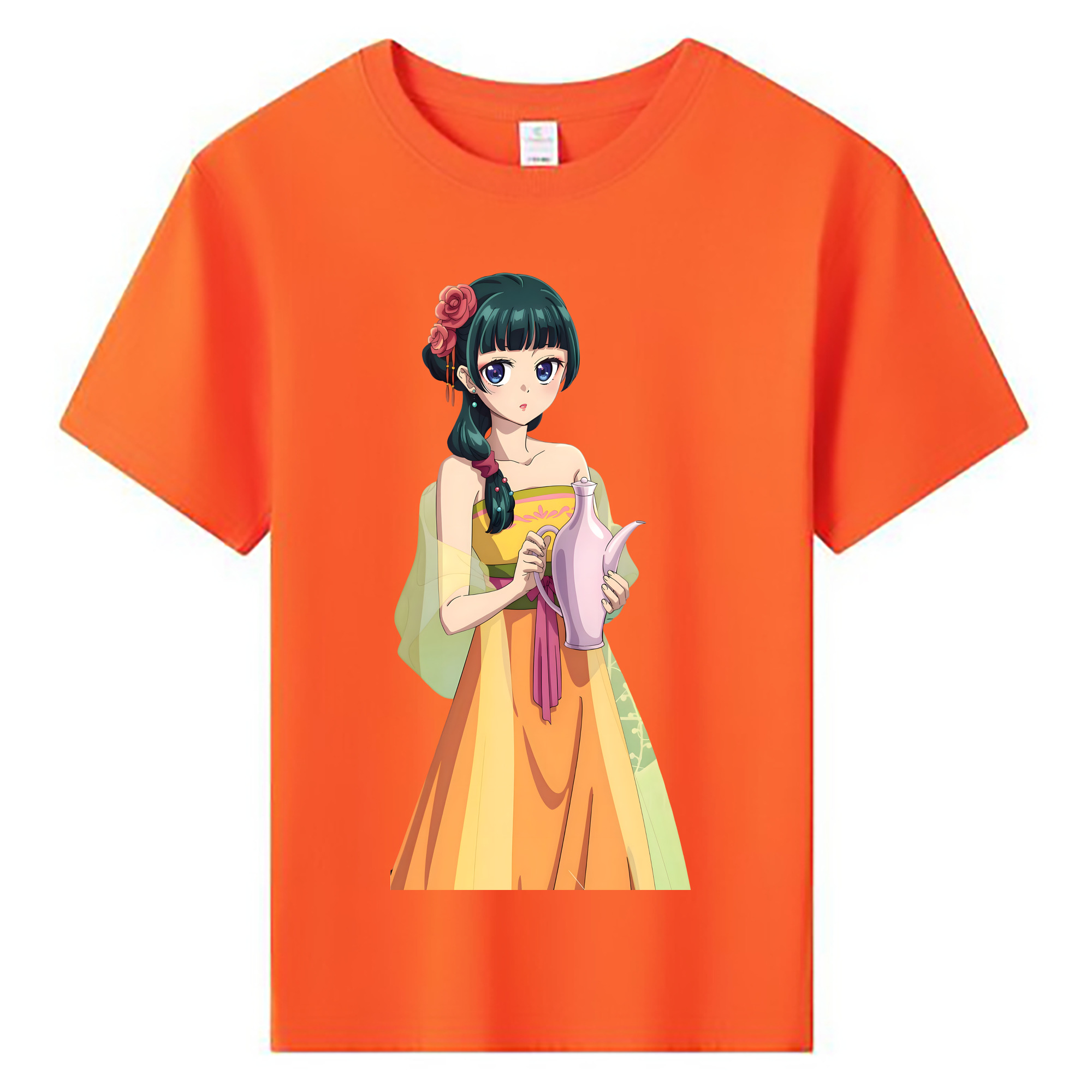 （画像用） 薬屋のひとりごと The Apothecary Diaries 綿100％キッズTシャツ（フロントプリント）