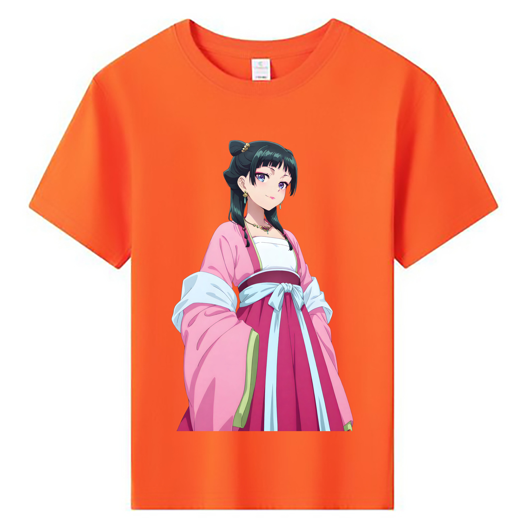 （画像用） 薬屋のひとりごと The Apothecary Diaries 綿100％キッズTシャツ（フロントプリント）