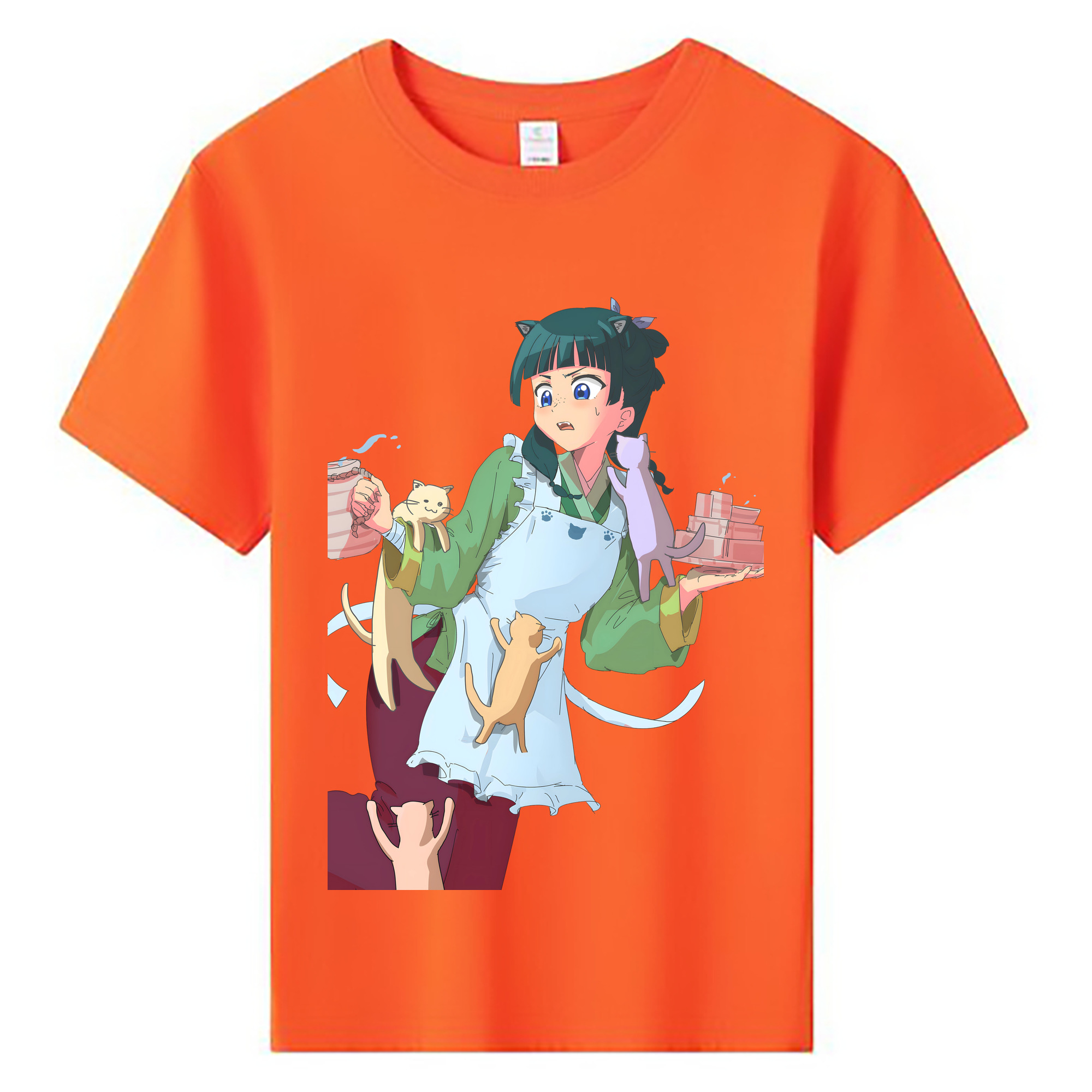 （画像用） 薬屋のひとりごと The Apothecary Diaries 綿100％キッズTシャツ（フロントプリント）