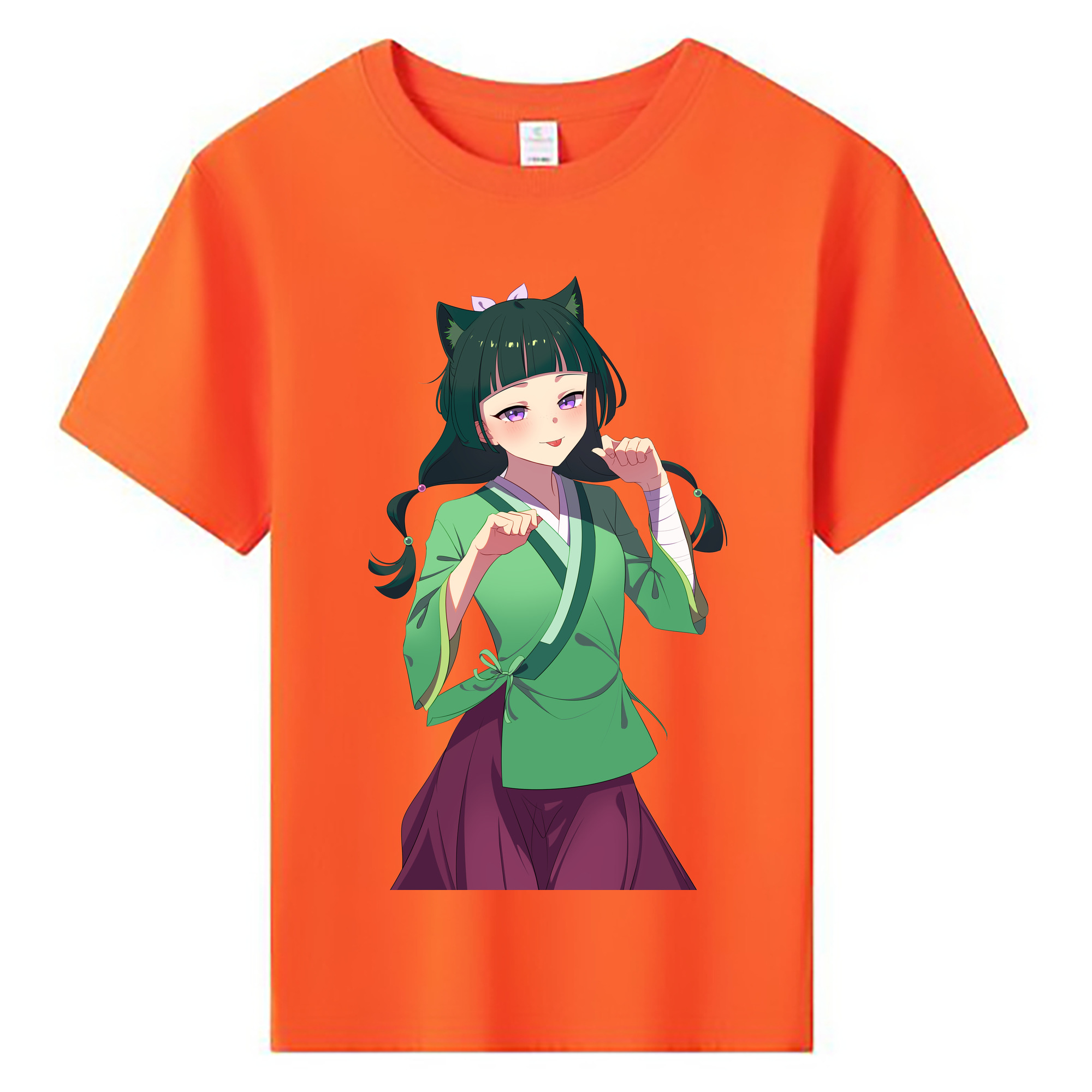 （画像用） 薬屋のひとりごと The Apothecary Diaries 綿100％キッズTシャツ（フロントプリント）