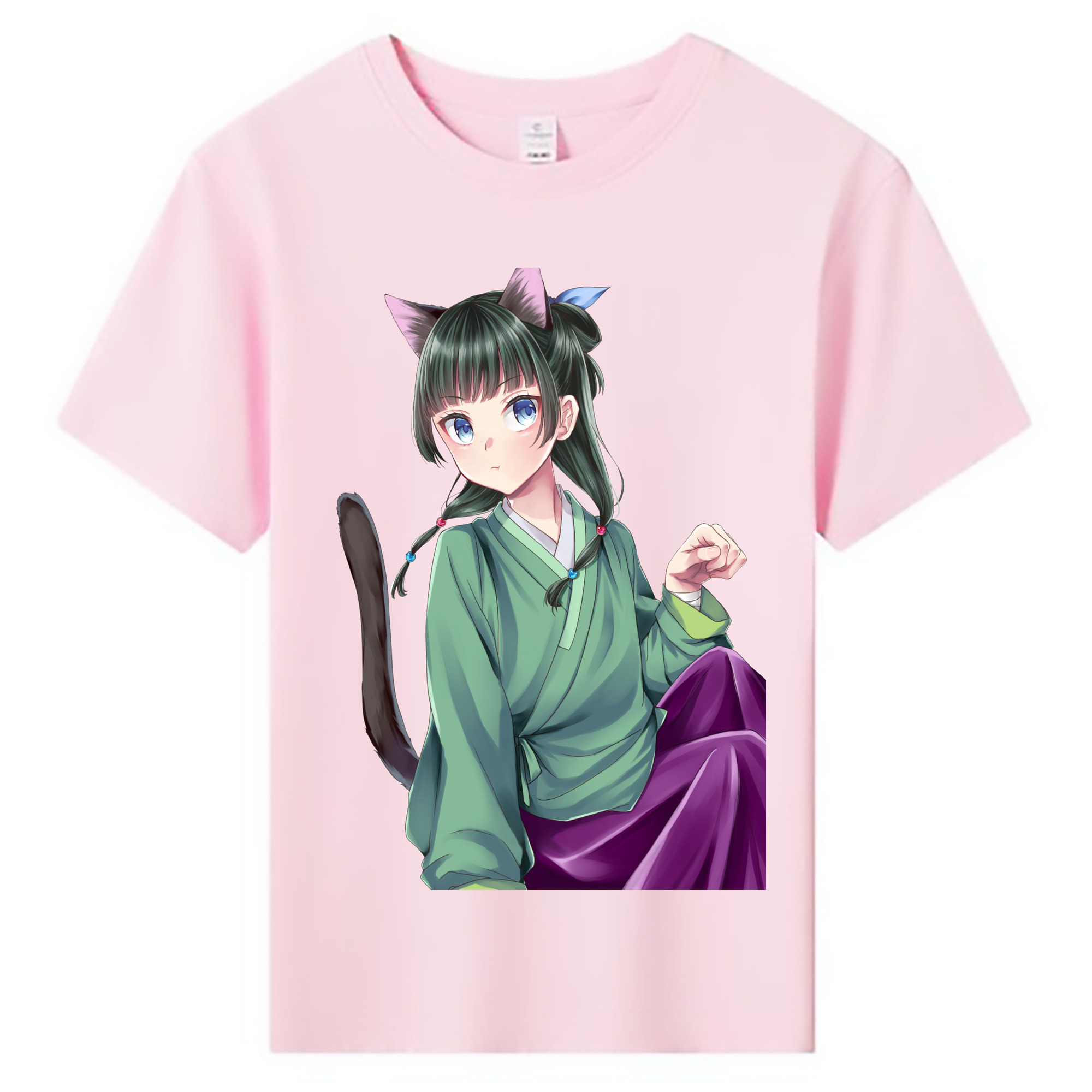 （画像用） 薬屋のひとりごと The Apothecary Diaries 綿100％キッズTシャツ（フロントプリント）
