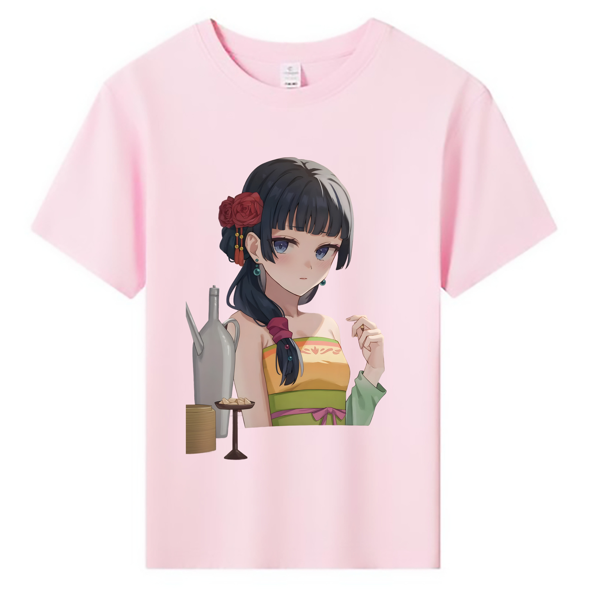 （画像用） 薬屋のひとりごと The Apothecary Diaries 綿100％キッズTシャツ（フロントプリント）