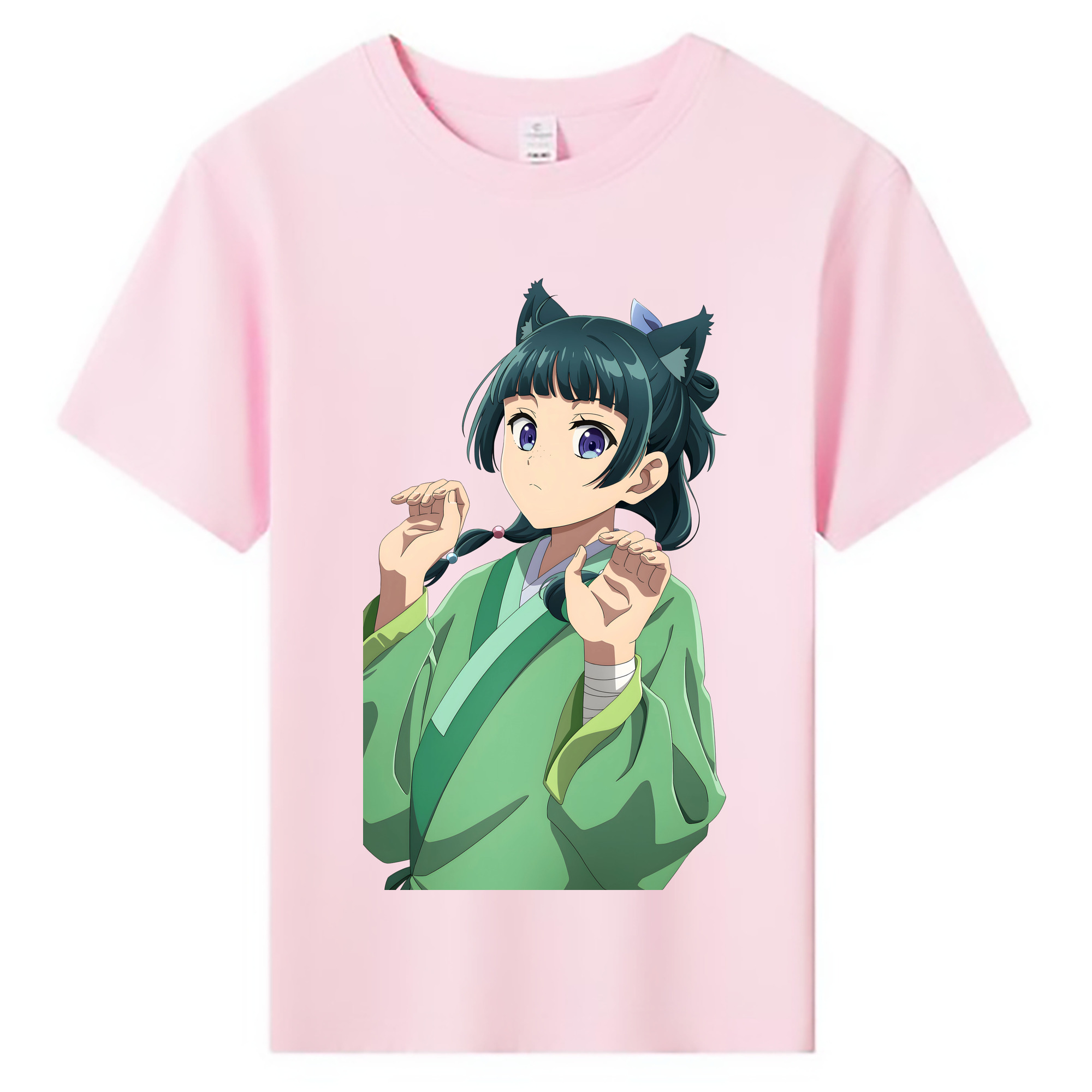 （画像用） 薬屋のひとりごと The Apothecary Diaries 綿100％キッズTシャツ（フロントプリント）