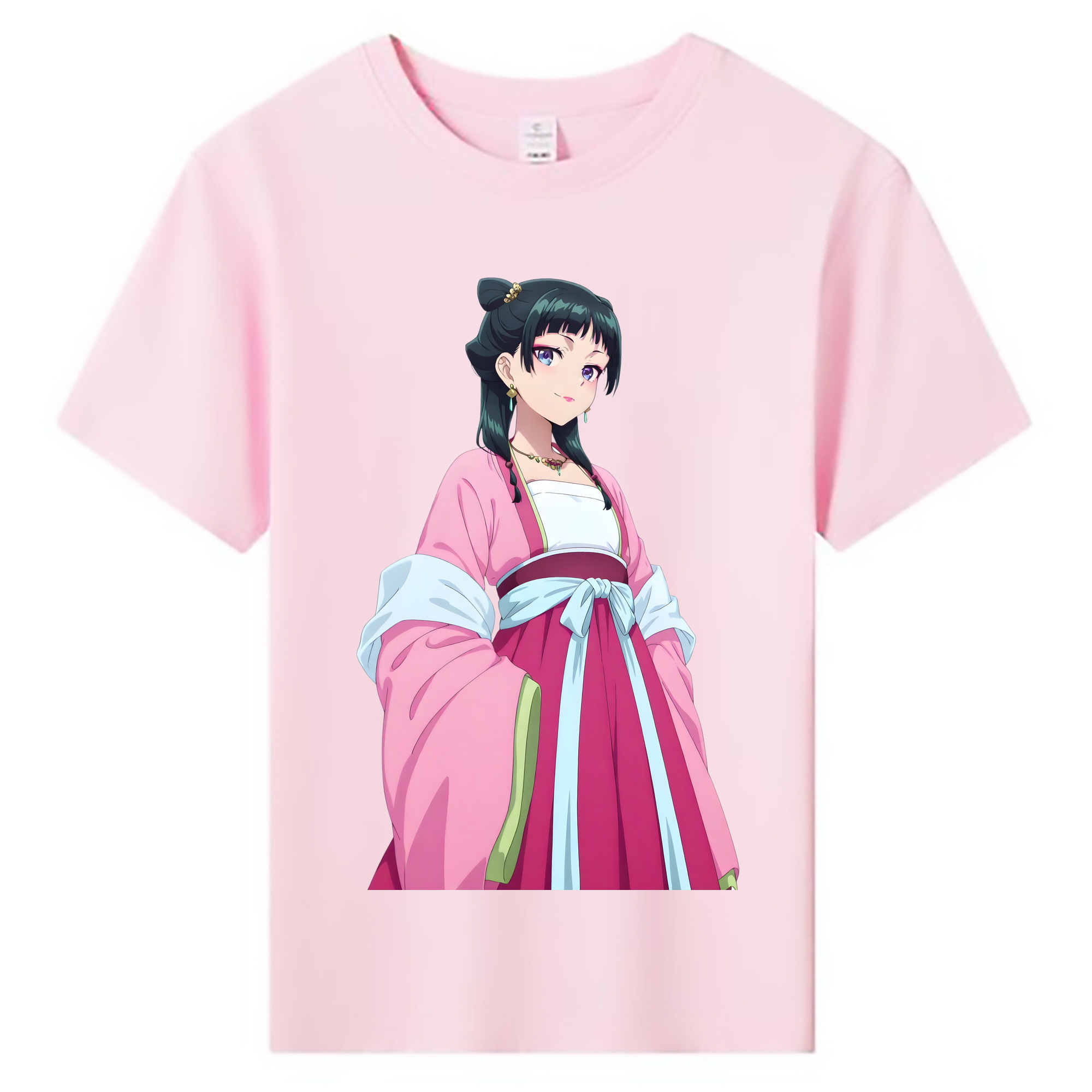 （画像用） 薬屋のひとりごと The Apothecary Diaries 綿100％キッズTシャツ（フロントプリント）