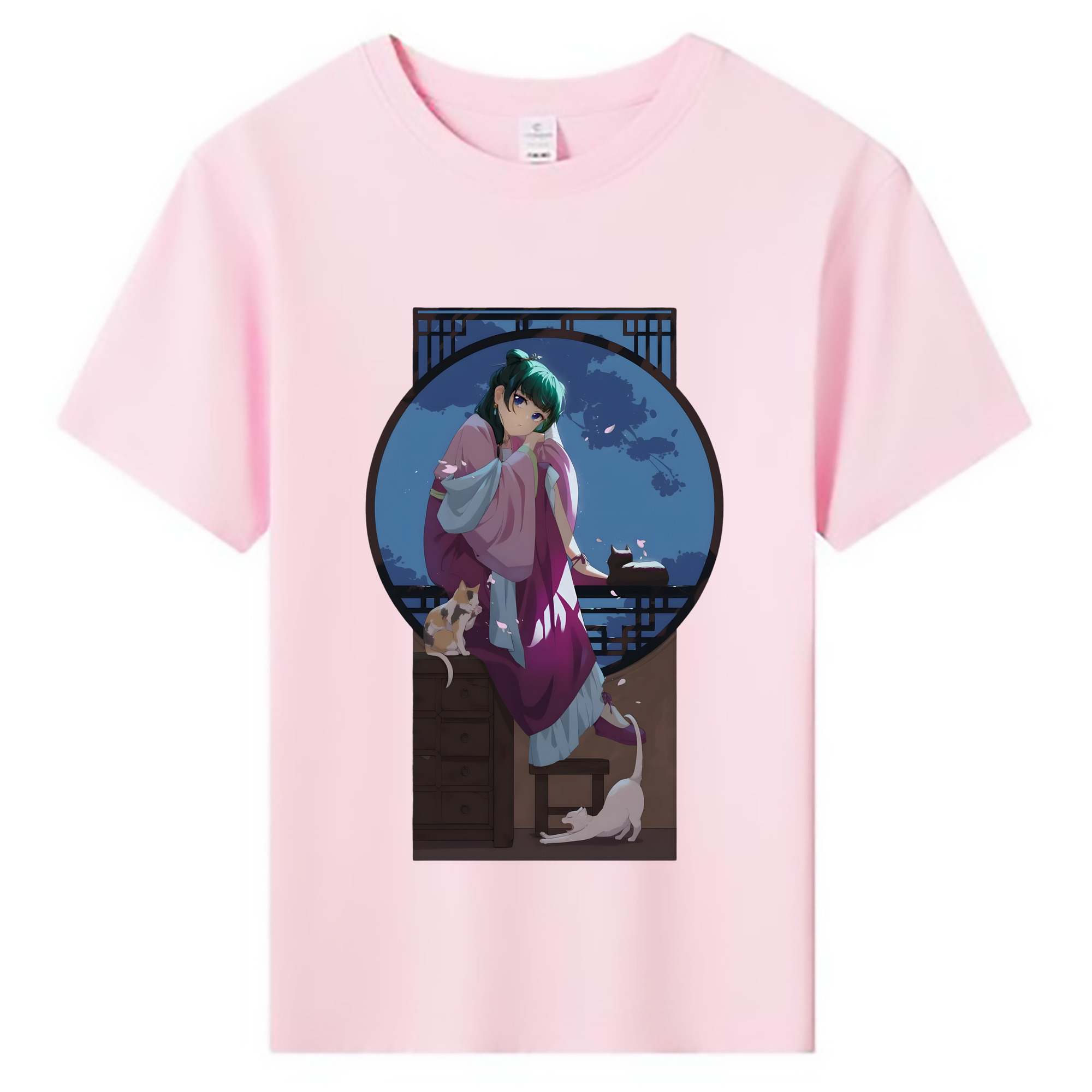 （画像用） 薬屋のひとりごと The Apothecary Diaries 綿100％キッズTシャツ（フロントプリント）