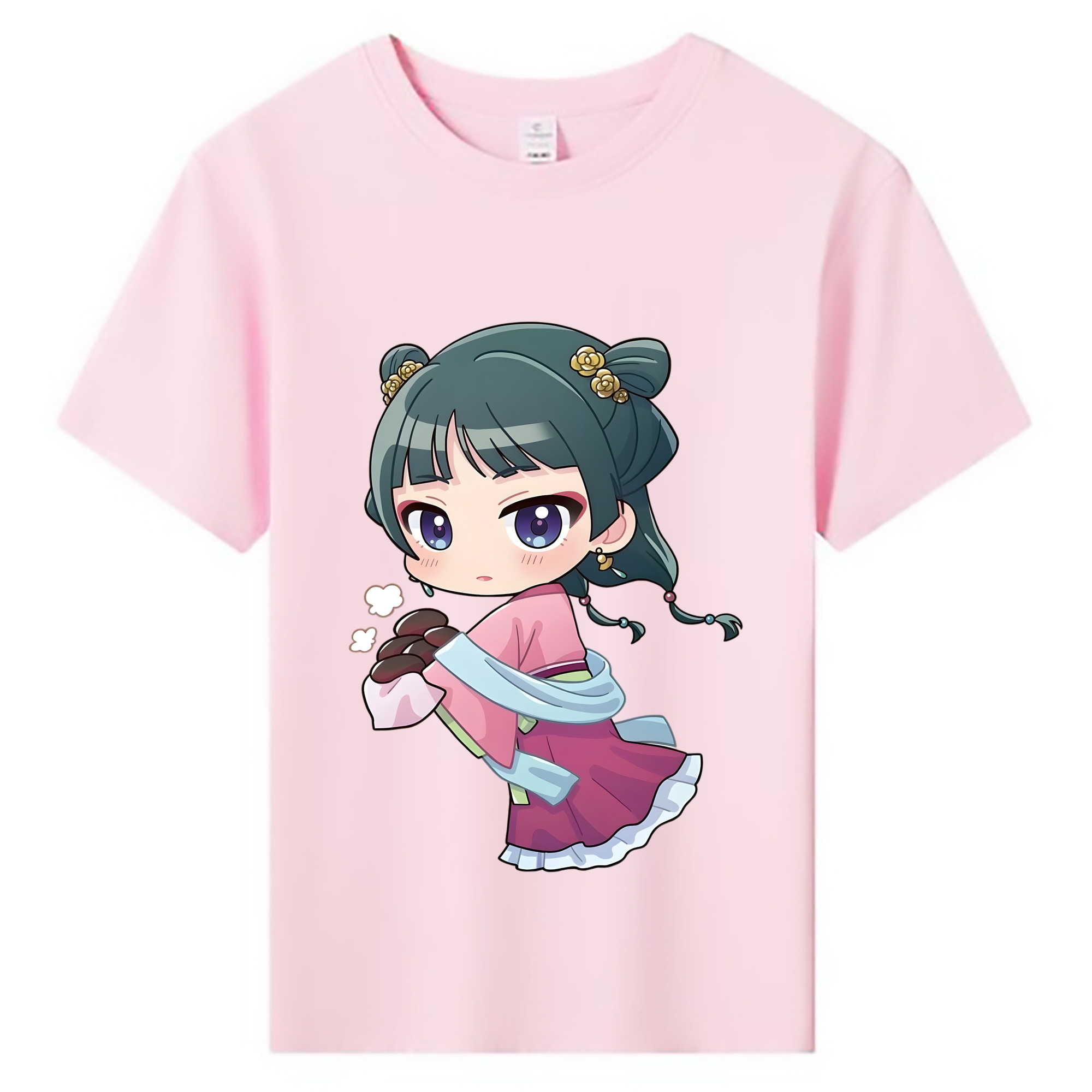 （画像用） 薬屋のひとりごと The Apothecary Diaries 綿100％キッズTシャツ（フロントプリント）