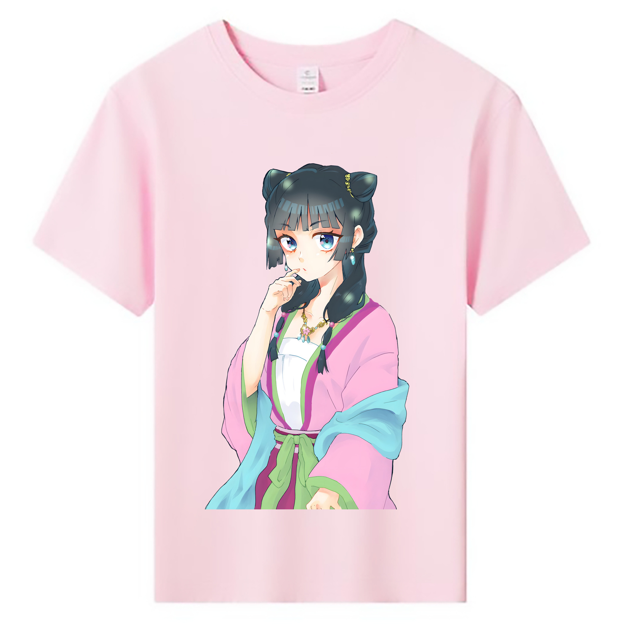 （画像用） 薬屋のひとりごと The Apothecary Diaries 綿100％キッズTシャツ（フロントプリント）
