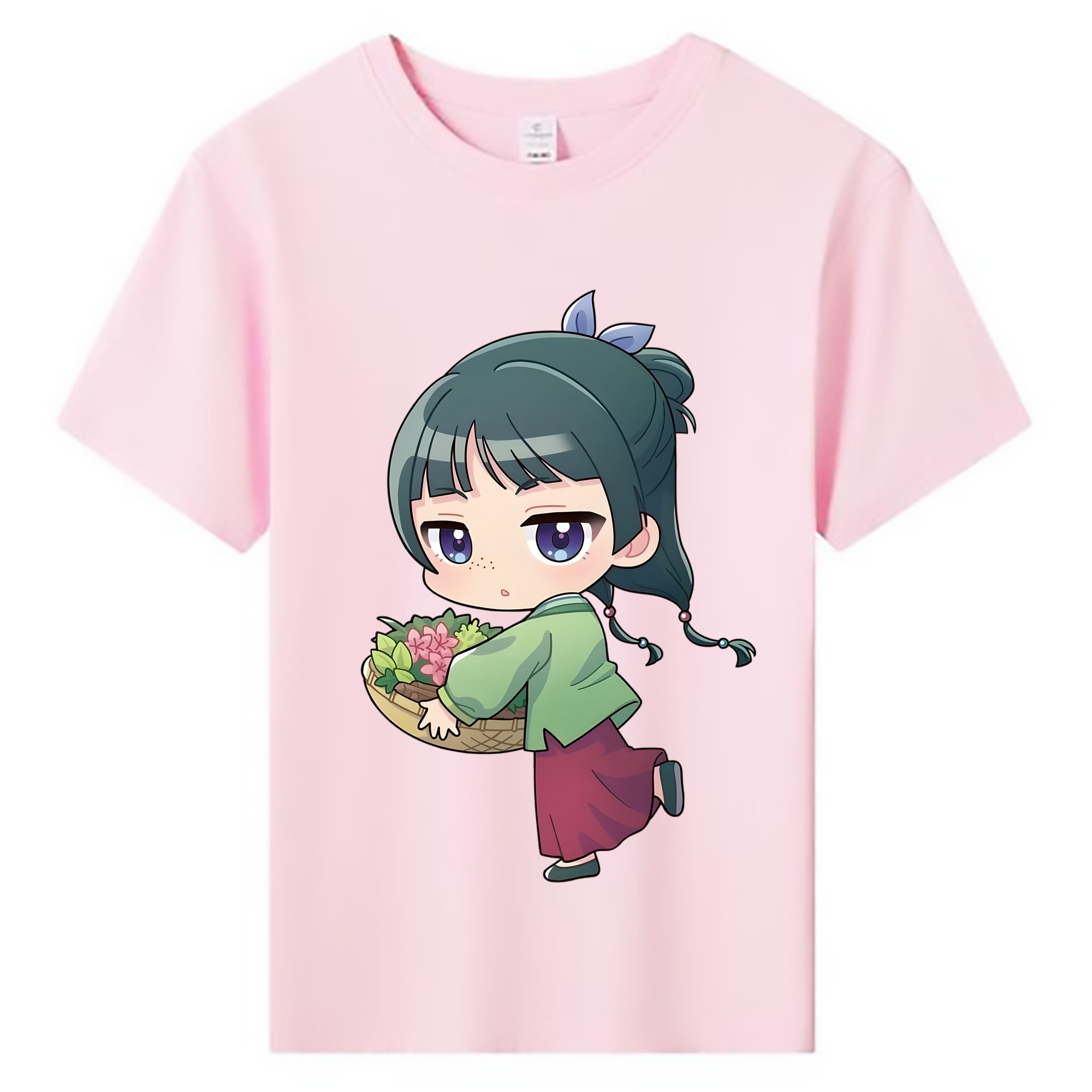 （画像用） 薬屋のひとりごと The Apothecary Diaries 綿100％キッズTシャツ（フロントプリント）
