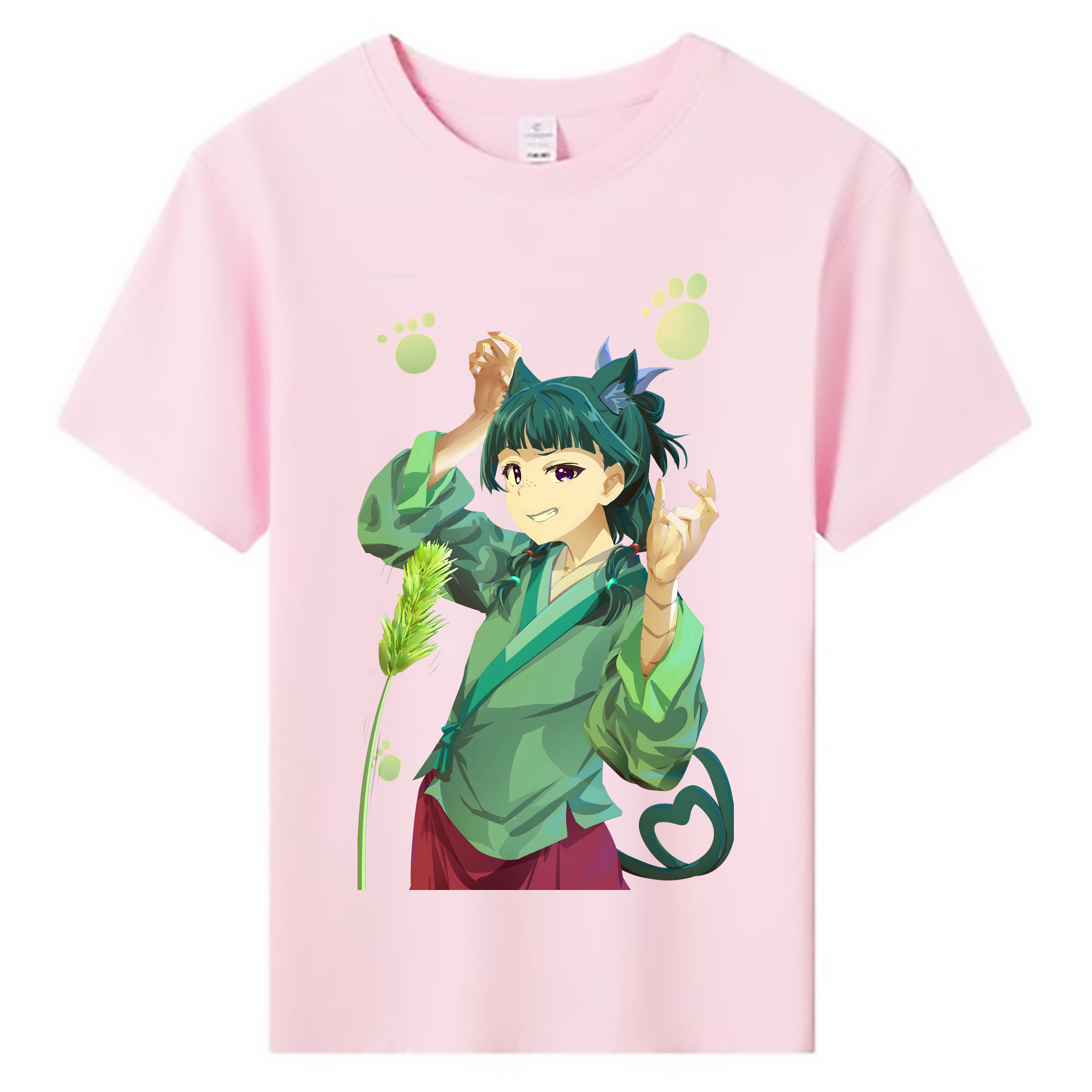 （画像用） 薬屋のひとりごと The Apothecary Diaries 綿100％キッズTシャツ（フロントプリント）