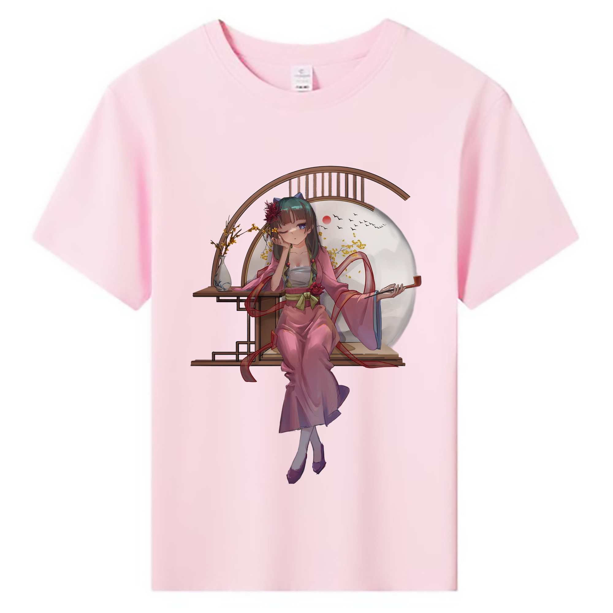 （画像用） 薬屋のひとりごと The Apothecary Diaries 綿100％キッズTシャツ（フロントプリント）