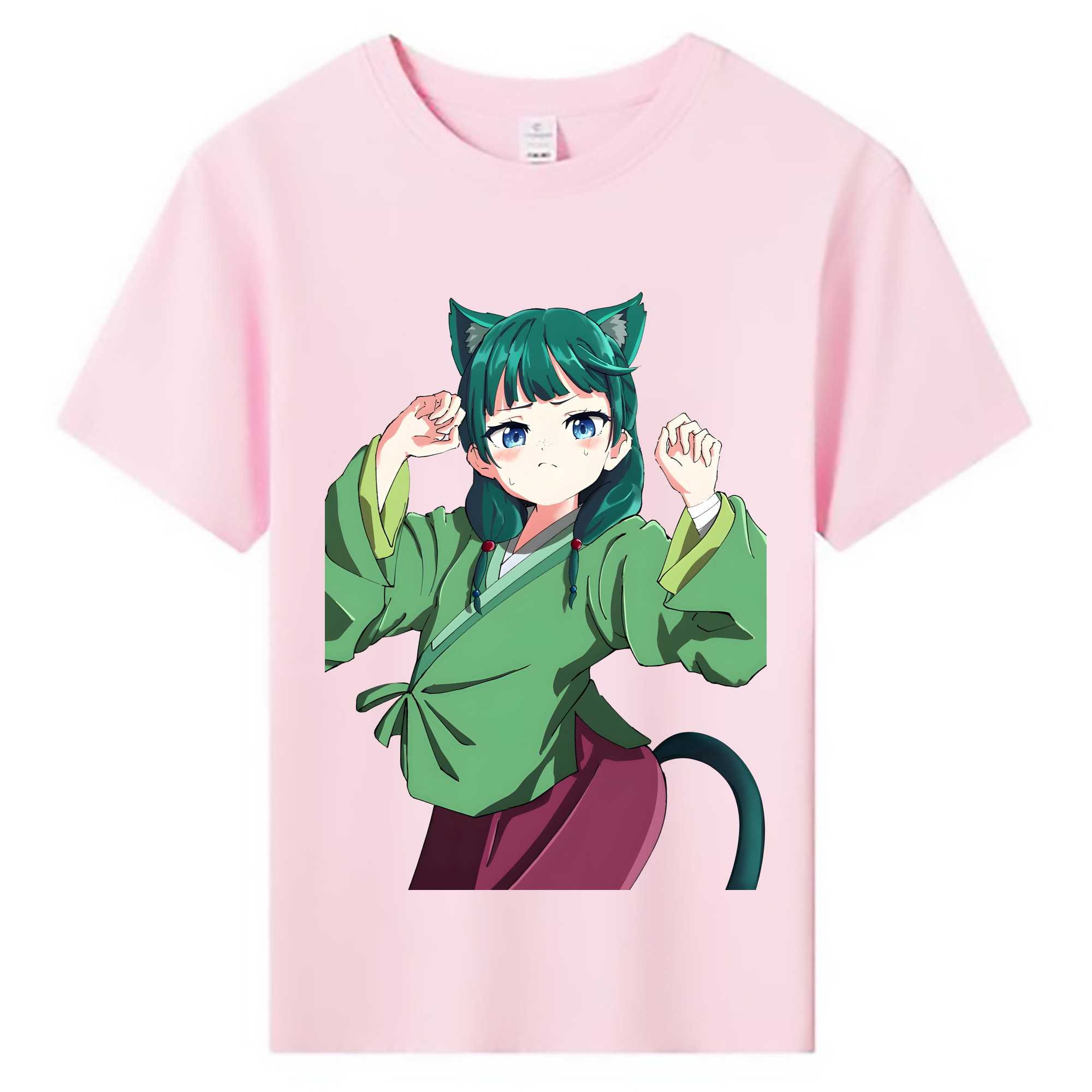 （画像用） 薬屋のひとりごと The Apothecary Diaries 綿100％キッズTシャツ（フロントプリント）