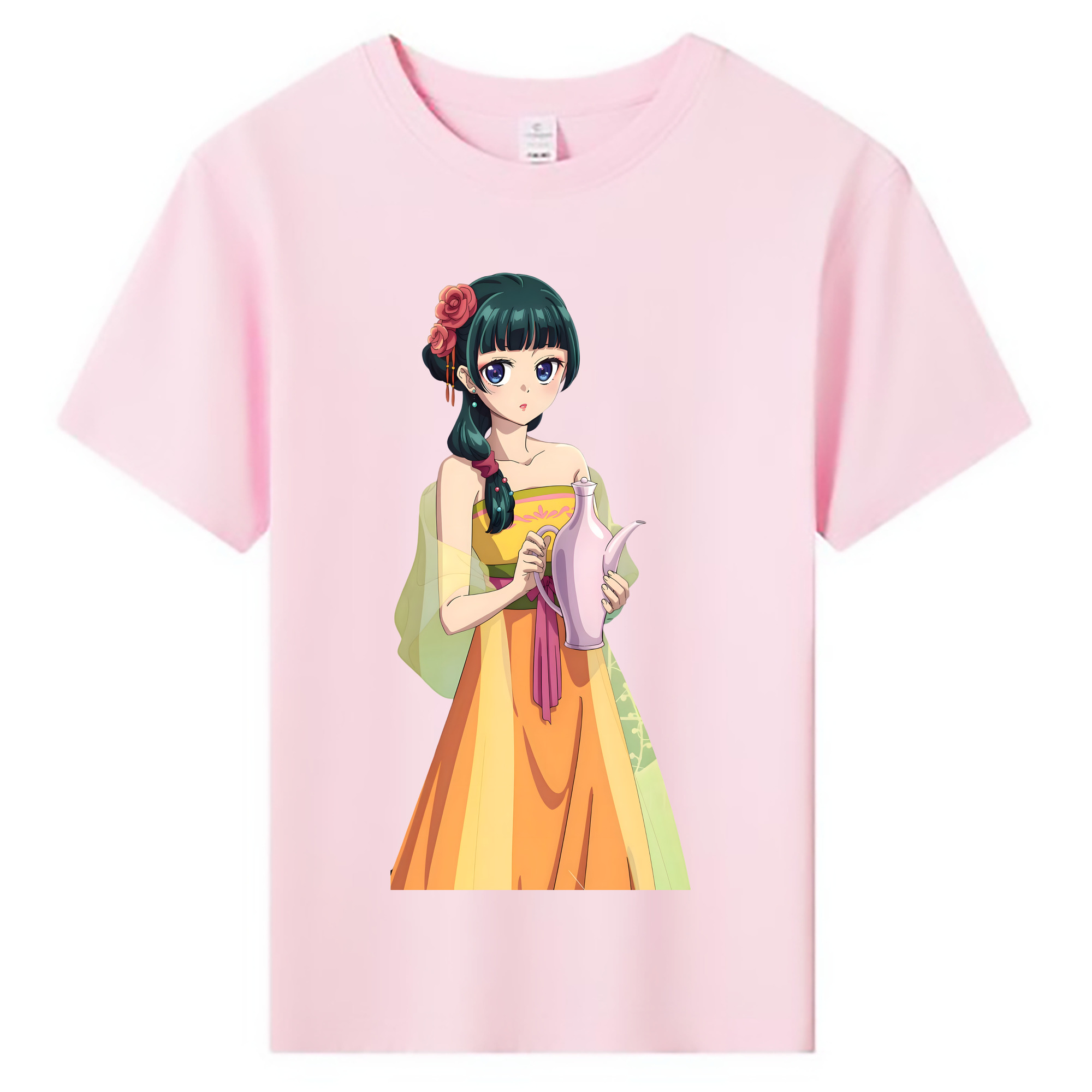 （画像用） 薬屋のひとりごと The Apothecary Diaries 綿100％キッズTシャツ（フロントプリント）