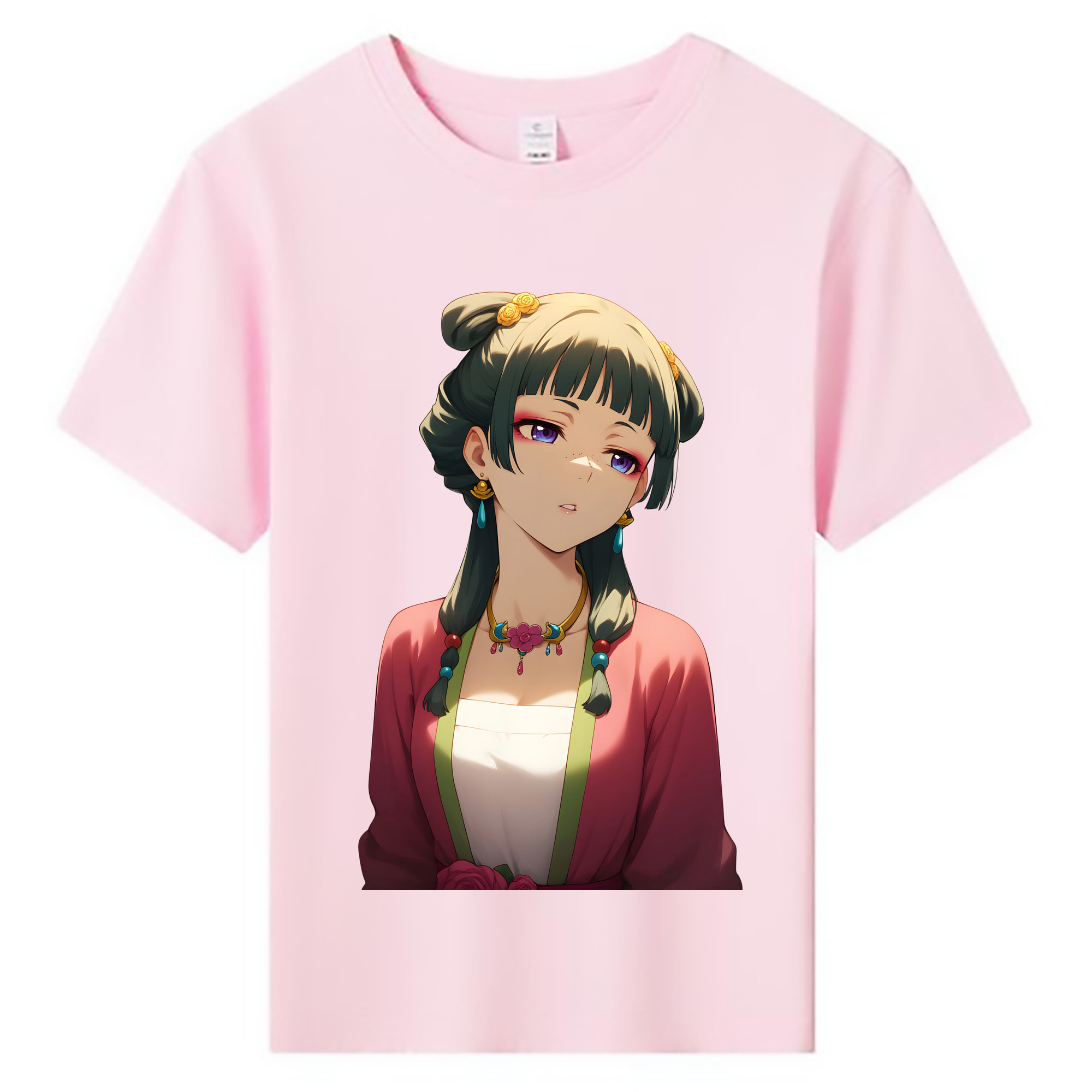 （画像用） 薬屋のひとりごと The Apothecary Diaries 綿100％キッズTシャツ（フロントプリント）