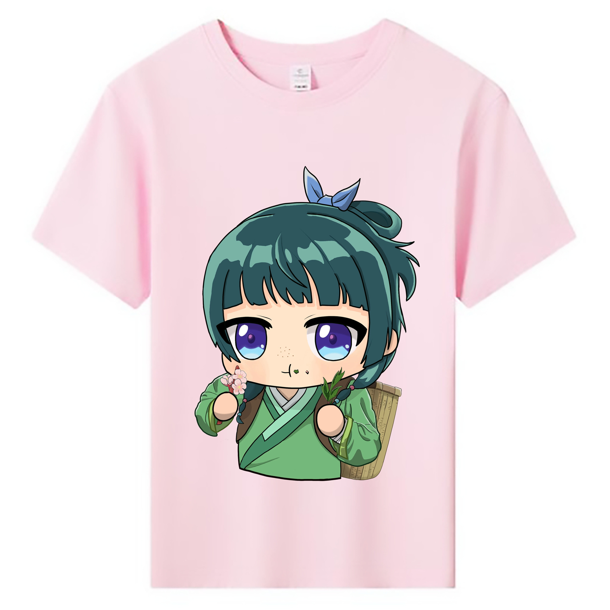 （画像用） 薬屋のひとりごと The Apothecary Diaries 綿100％キッズTシャツ（フロントプリント）
