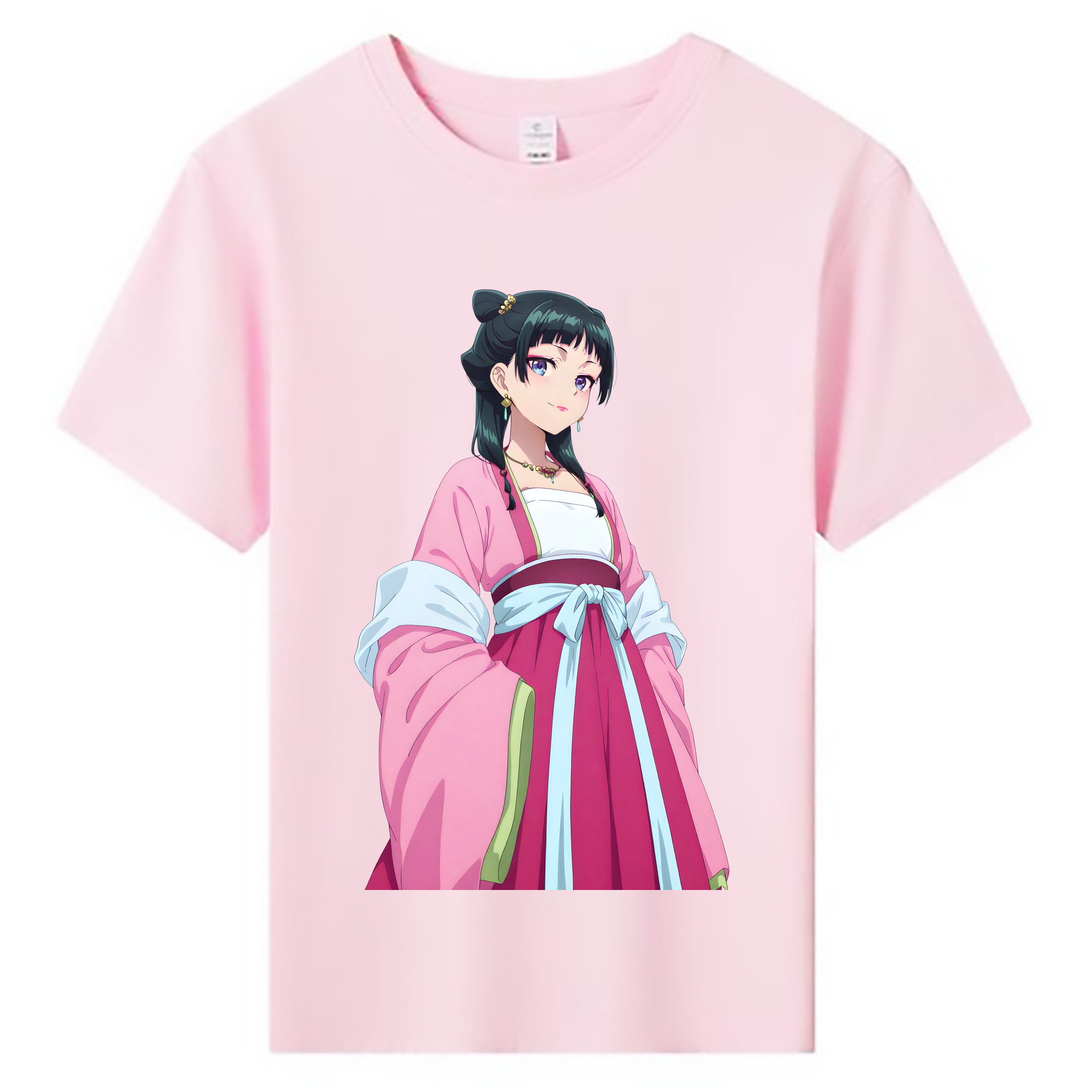 （画像用） 薬屋のひとりごと The Apothecary Diaries 綿100％キッズTシャツ（フロントプリント）