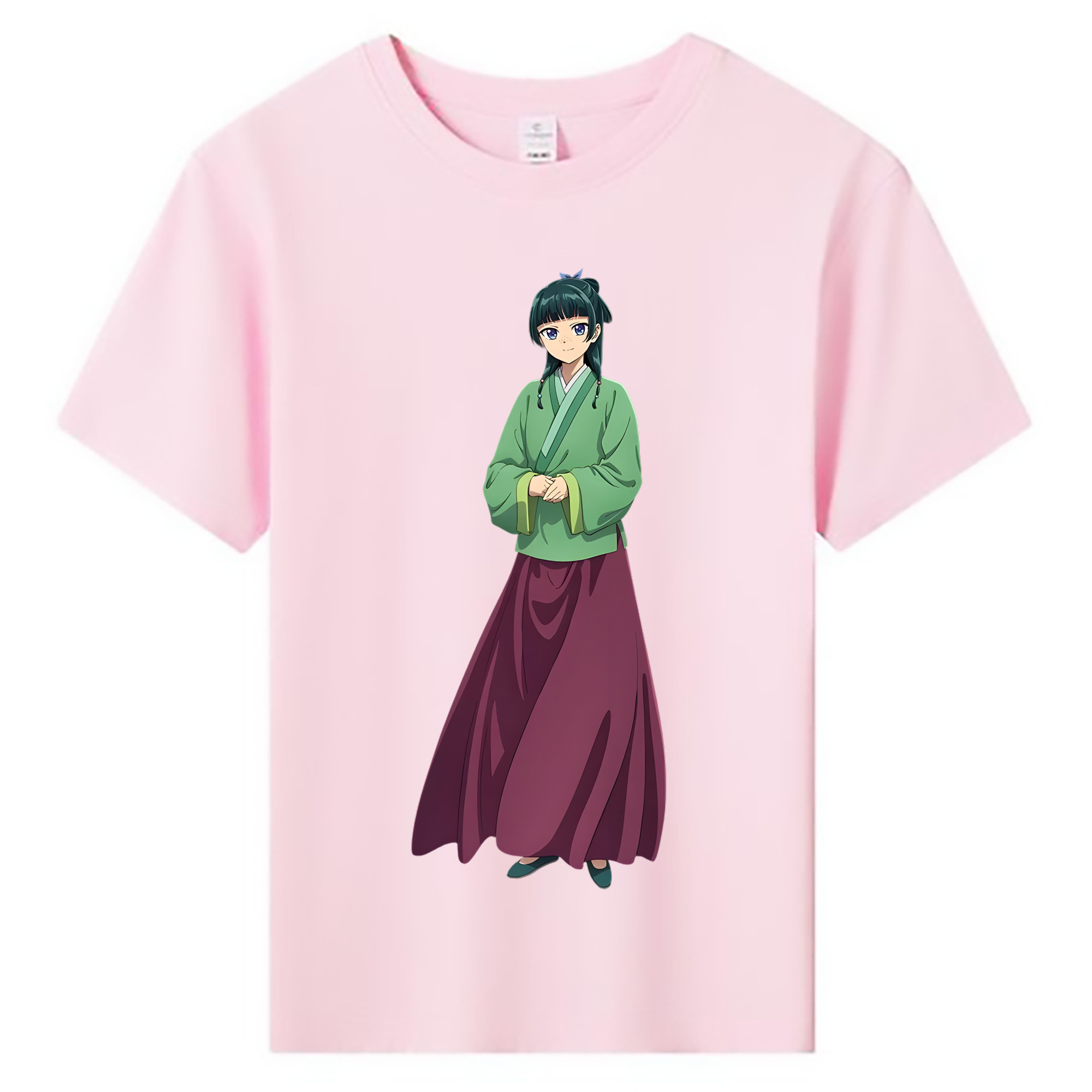 （画像用） 薬屋のひとりごと The Apothecary Diaries 綿100％キッズTシャツ（フロントプリント）
