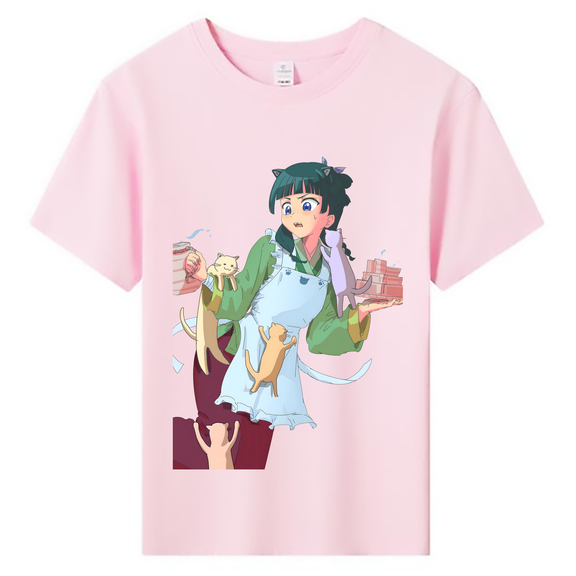 （画像用） 薬屋のひとりごと The Apothecary Diaries 綿100％キッズTシャツ（フロントプリント）