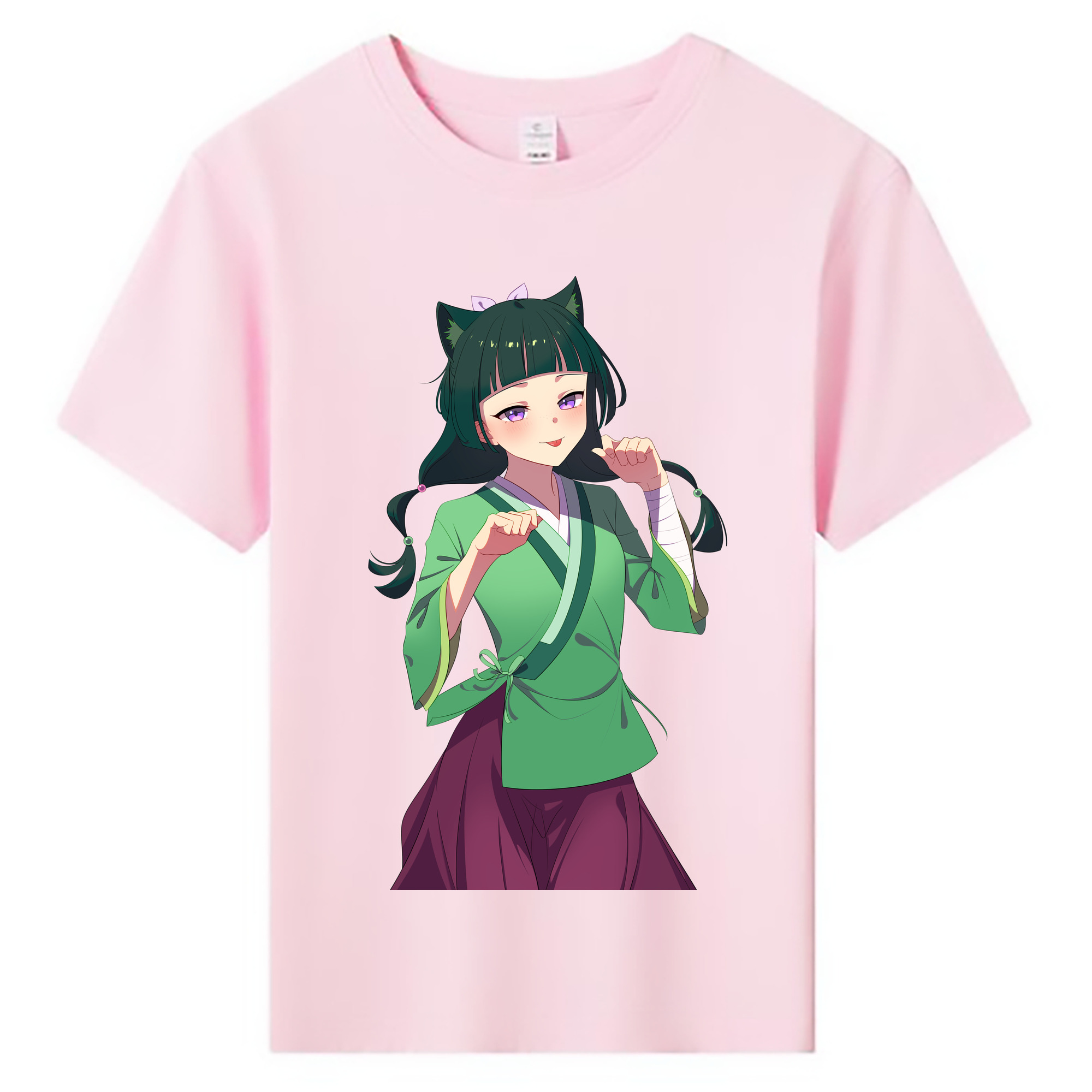 （画像用） 薬屋のひとりごと The Apothecary Diaries 綿100％キッズTシャツ（フロントプリント）