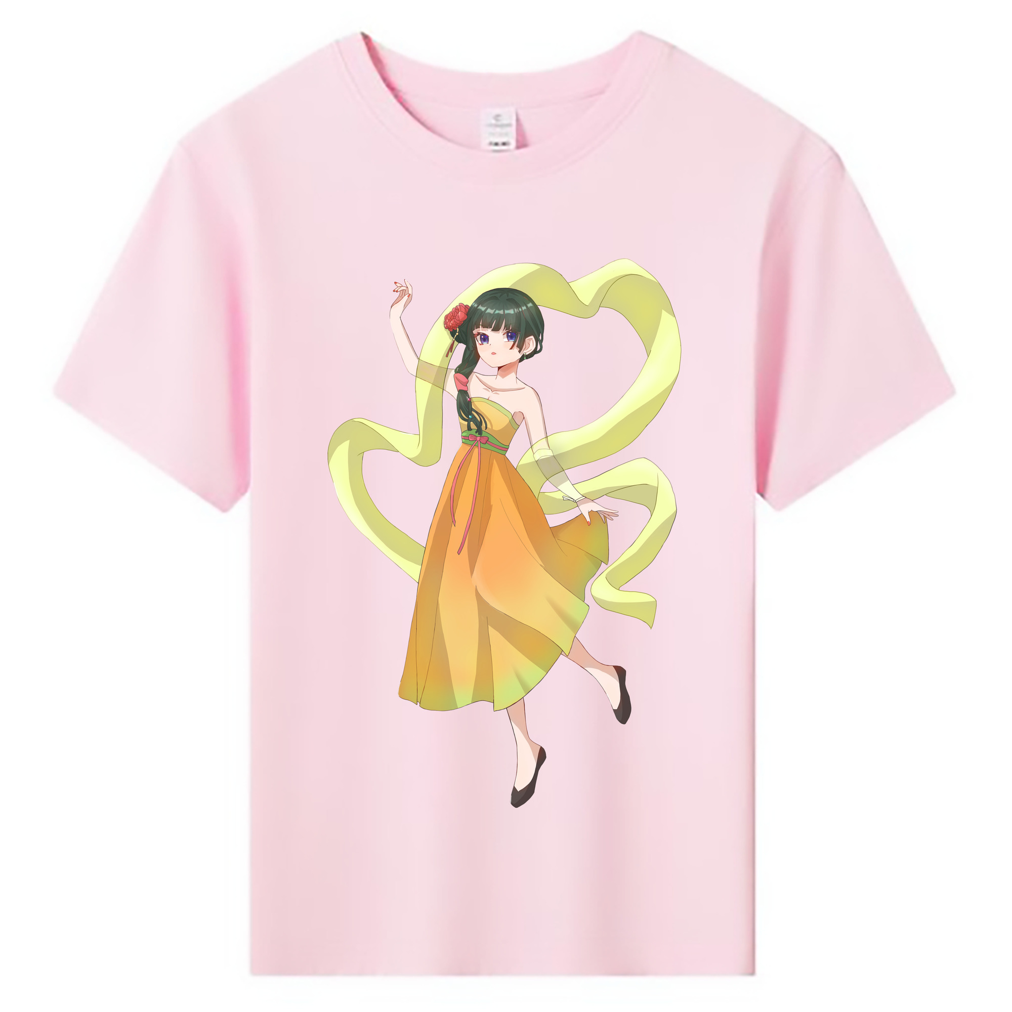 （画像用） 薬屋のひとりごと The Apothecary Diaries 綿100％キッズTシャツ（フロントプリント）