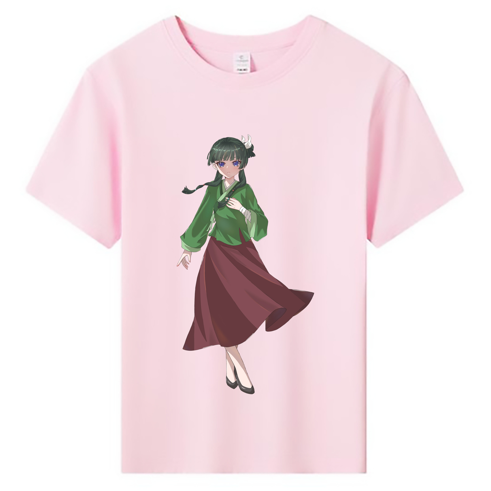 （画像用） 薬屋のひとりごと The Apothecary Diaries 綿100％キッズTシャツ（フロントプリント）