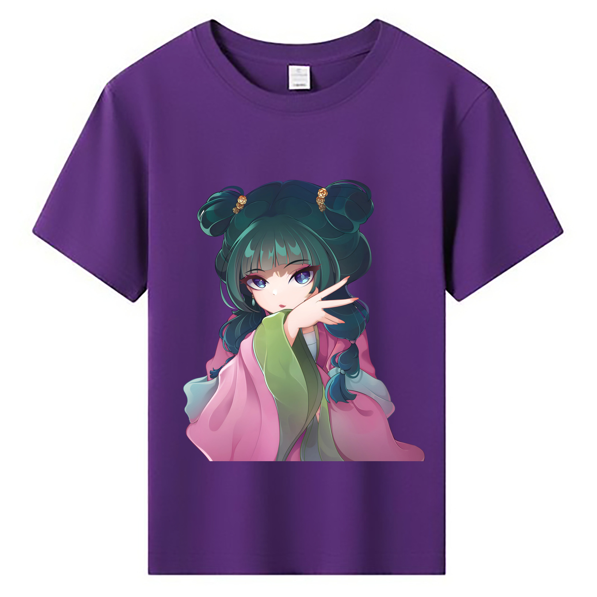 （画像用） 薬屋のひとりごと The Apothecary Diaries 綿100％キッズTシャツ（フロントプリント）