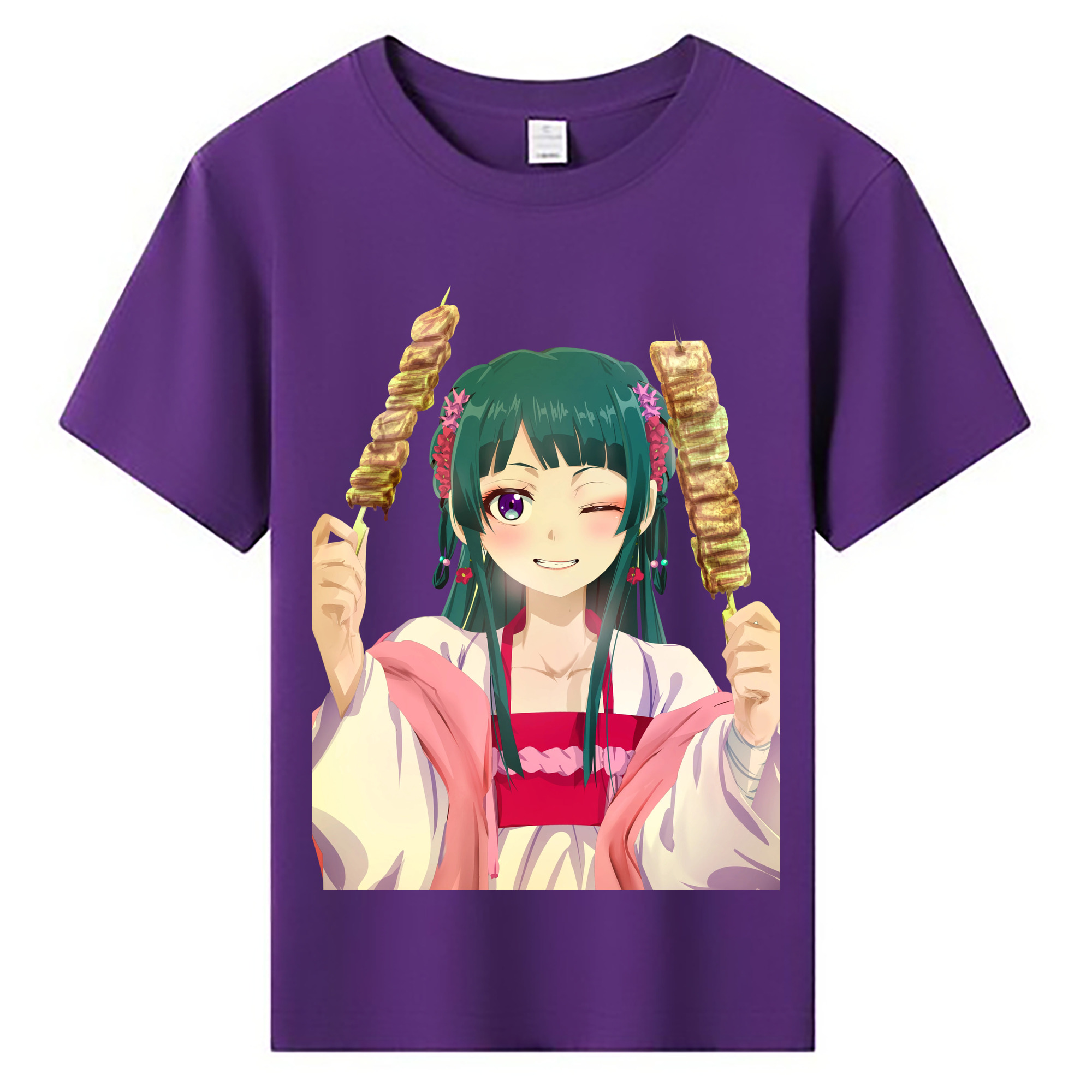 （画像用） 薬屋のひとりごと The Apothecary Diaries 綿100％キッズTシャツ（フロントプリント）