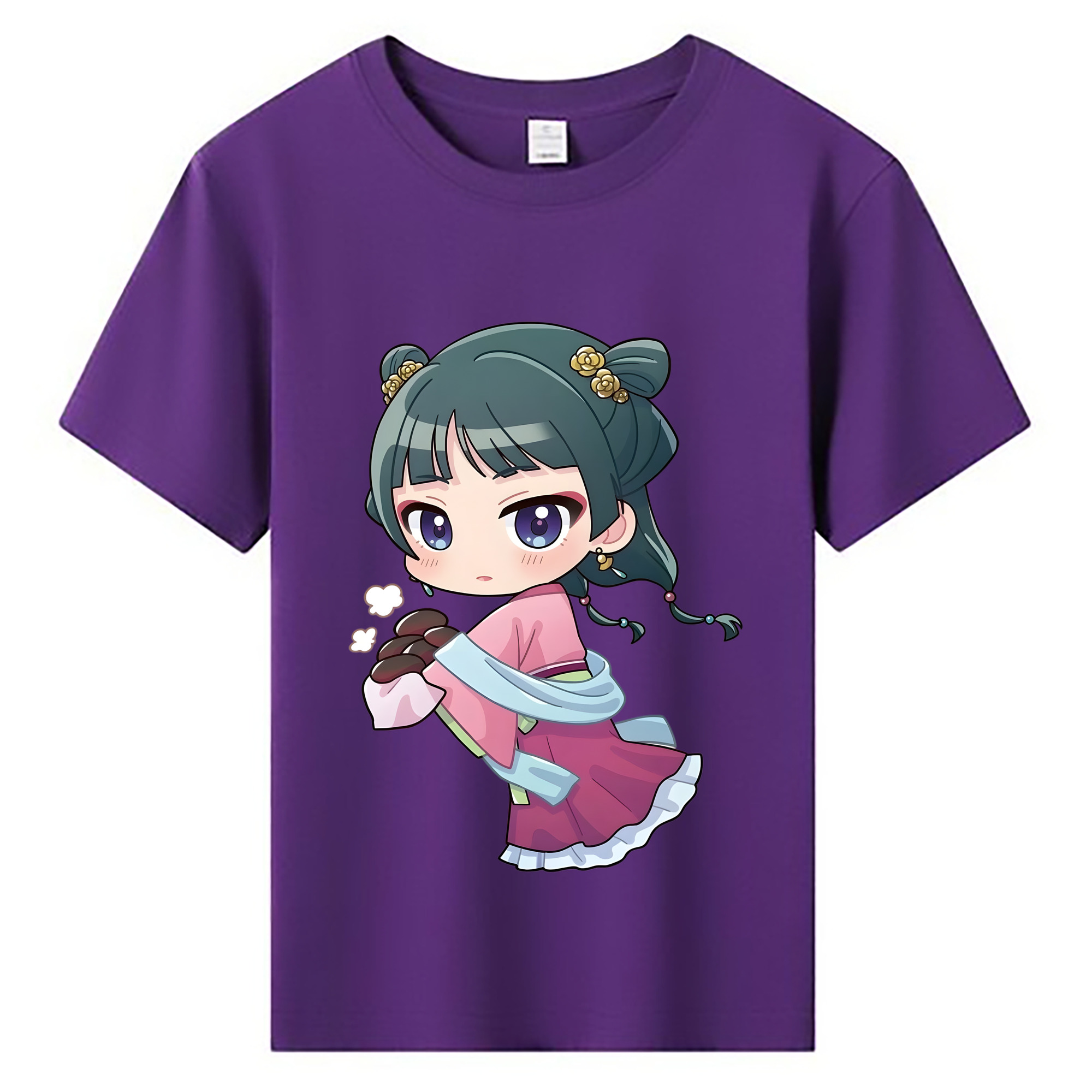 （画像用） 薬屋のひとりごと The Apothecary Diaries 綿100％キッズTシャツ（フロントプリント）